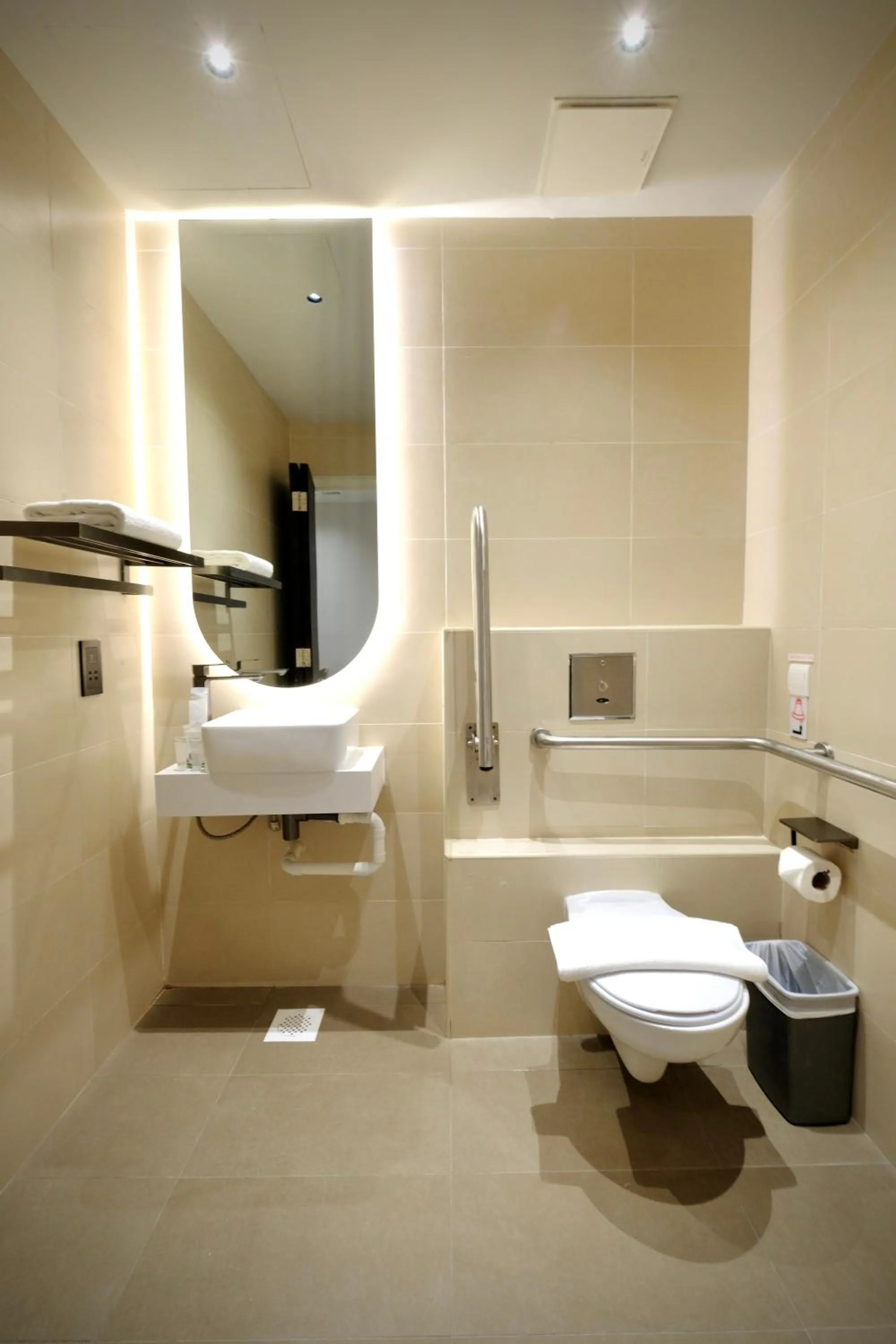 Bathroom in Rest Bugis Hotel