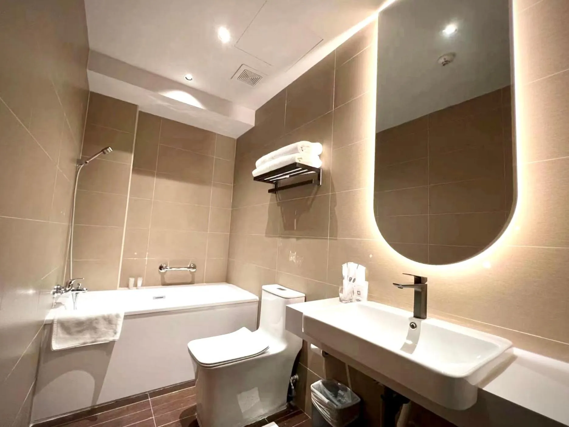 Bathroom in Rest Bugis Hotel