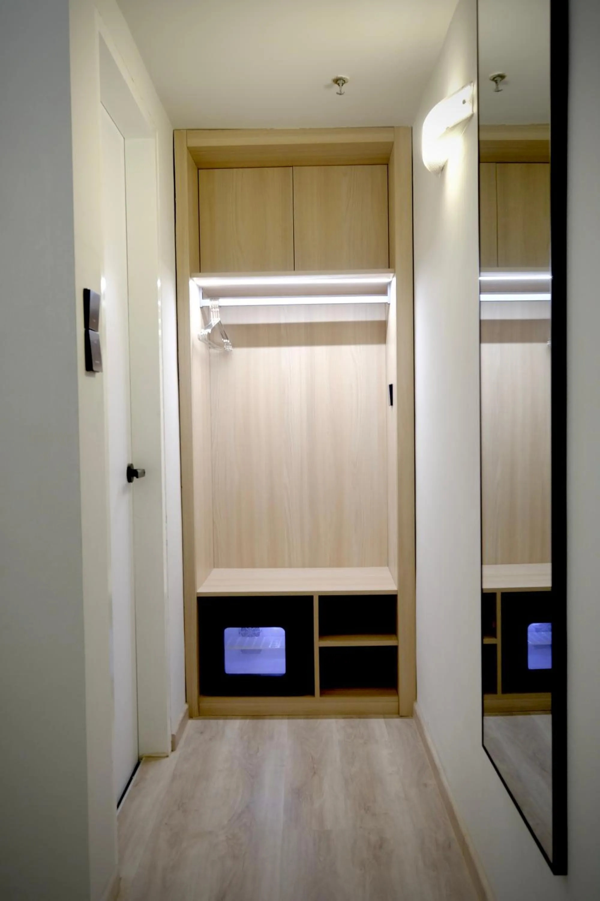 wardrobe in Rest Bugis Hotel