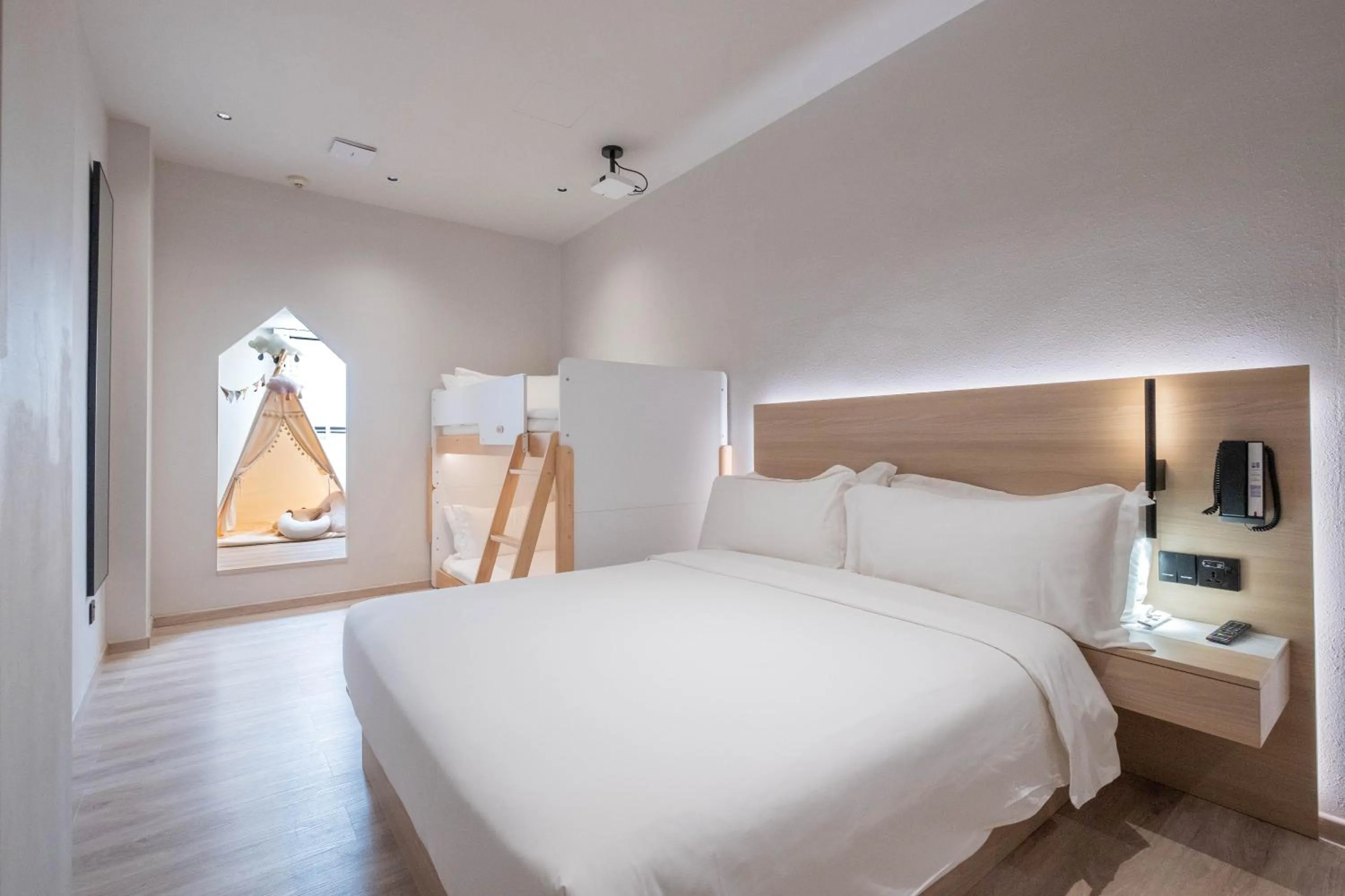 Bed in Rest Bugis Hotel