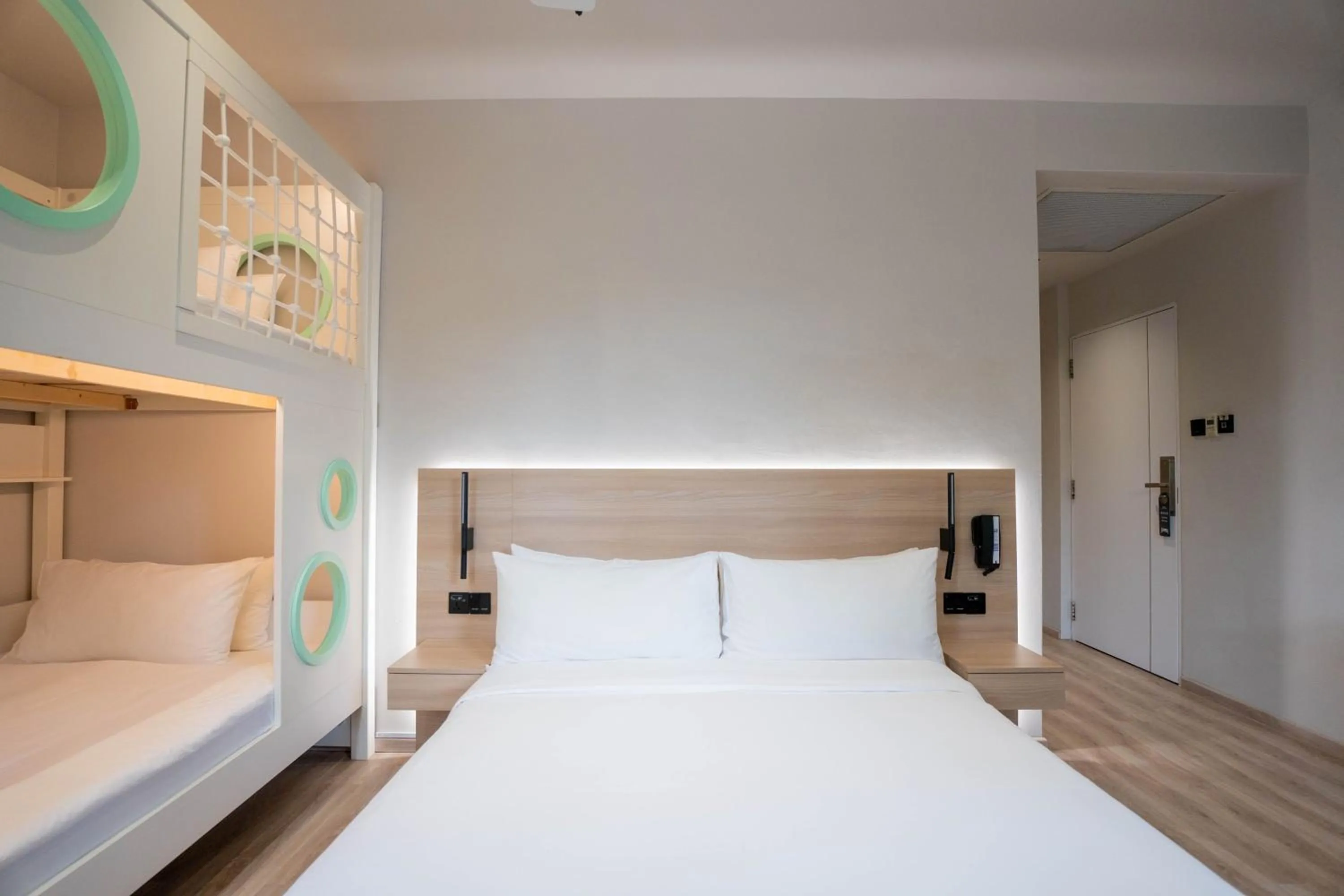 Bed in Rest Bugis Hotel