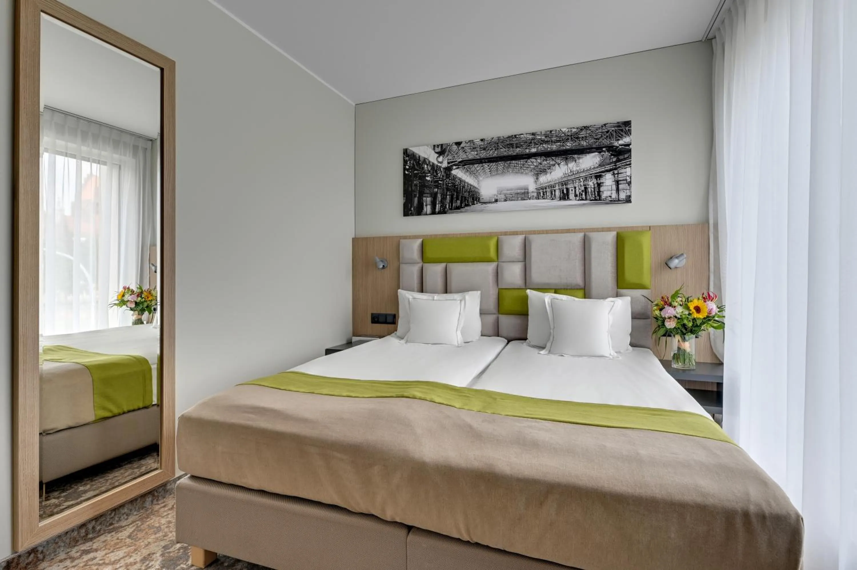 Bed in GRANO HOTEL Gdańsk Riverside dawniej HOTEL ALMOND BUSINESS & SPA