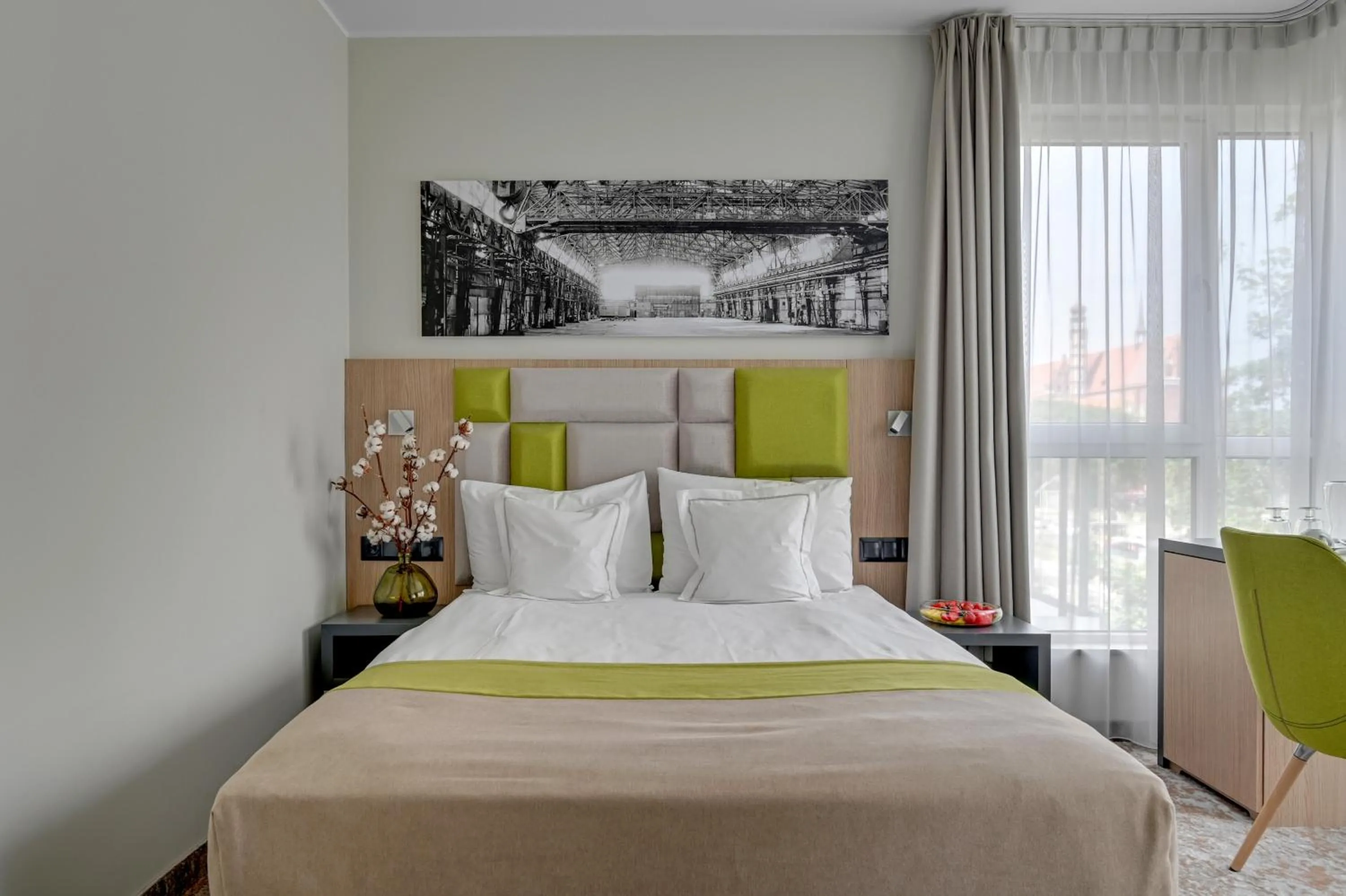 Bed in GRANO HOTEL Gdańsk Riverside dawniej HOTEL ALMOND BUSINESS & SPA