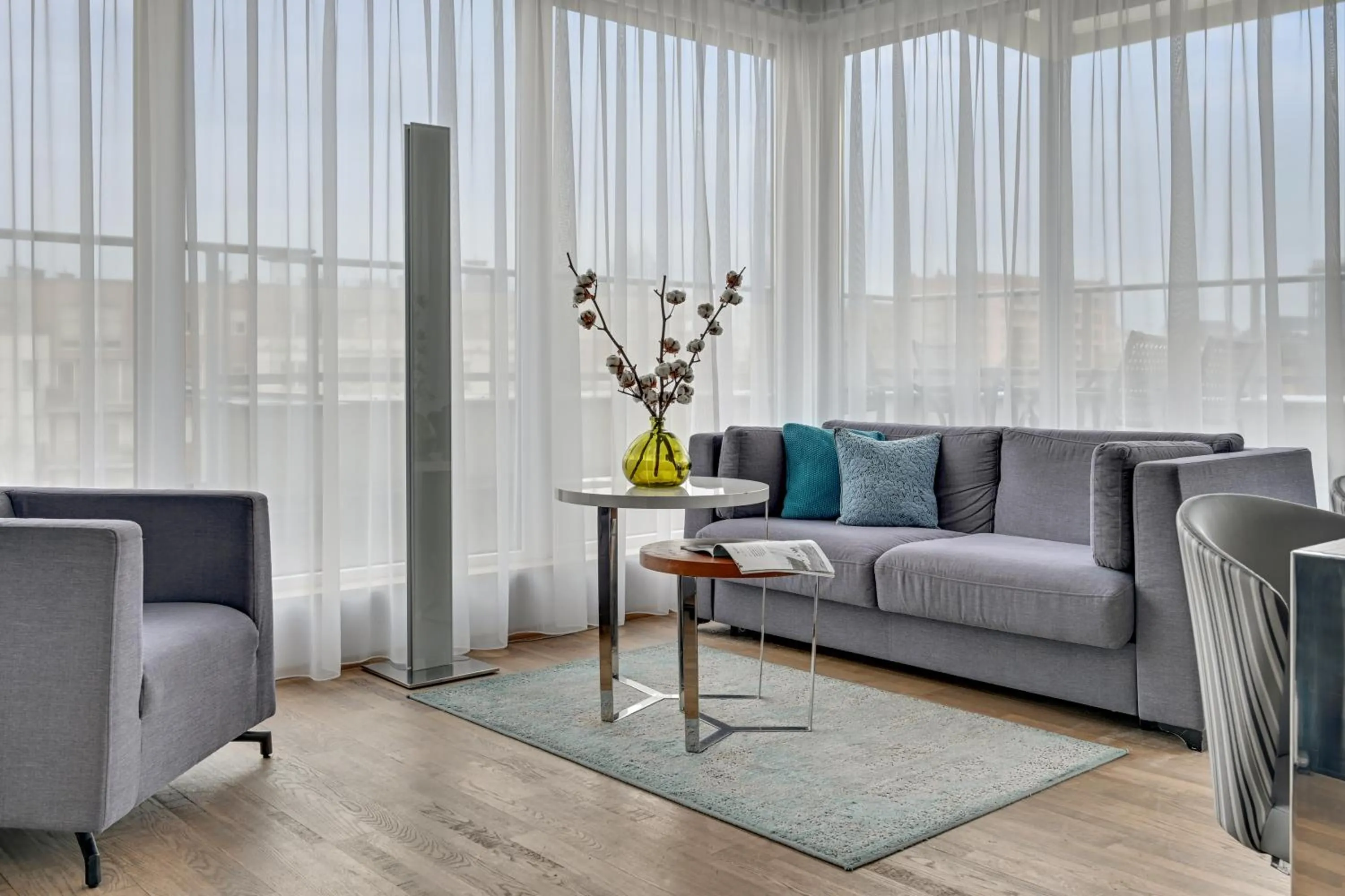 Living room in GRANO HOTEL Gdańsk Riverside dawniej HOTEL ALMOND BUSINESS & SPA