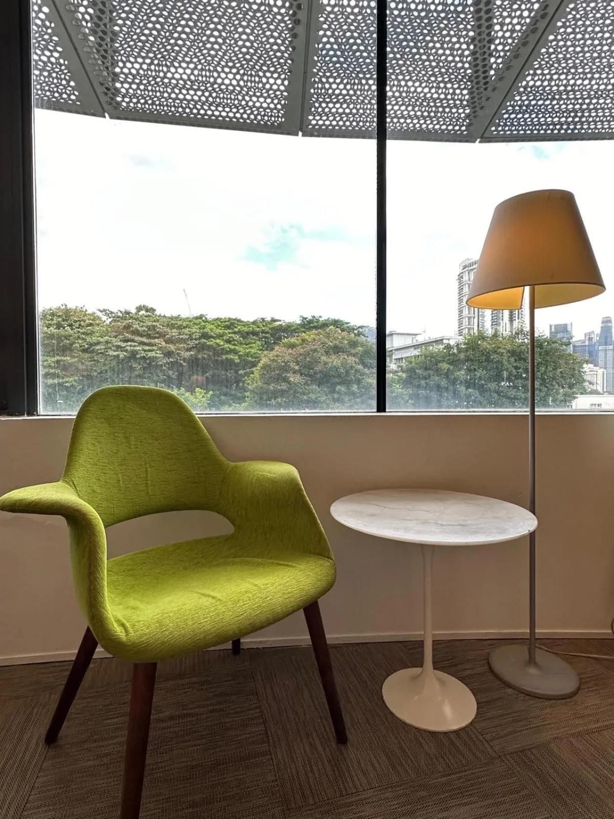 Seating area in D'Hotel Singapore managed by The Ascott Limited
