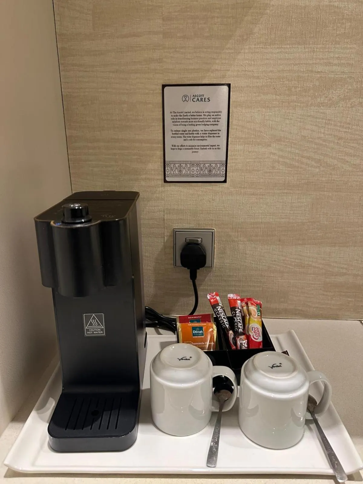 Coffee/tea facilities in D'Hotel Singapore managed by The Ascott Limited