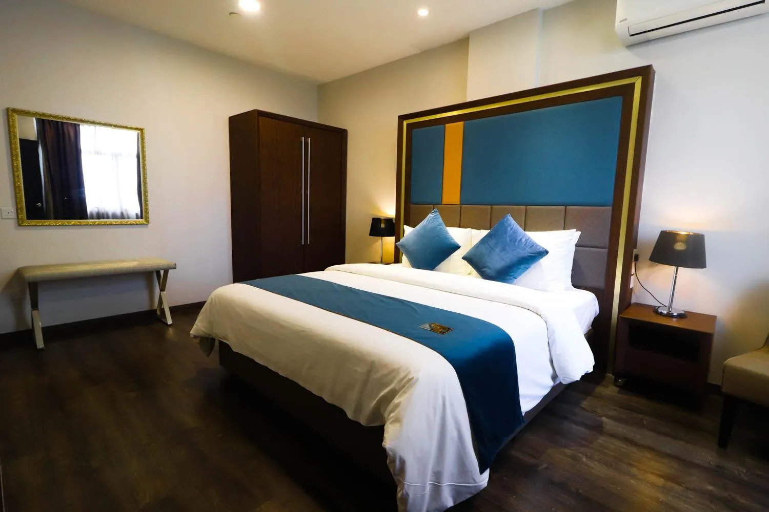 Bed in Goldenbay Hotel