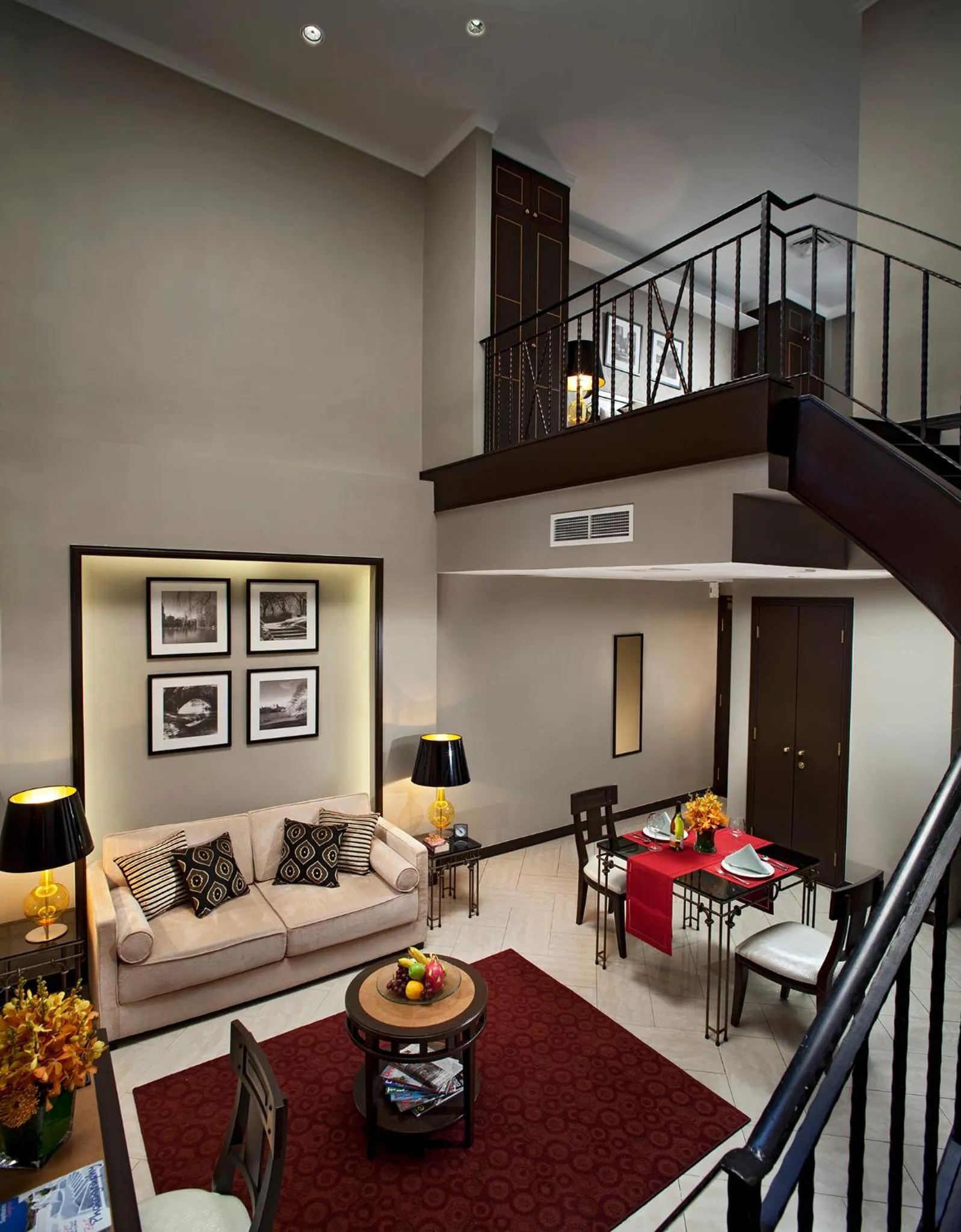 Living room in Orchard Parksuites by Far East Hospitality