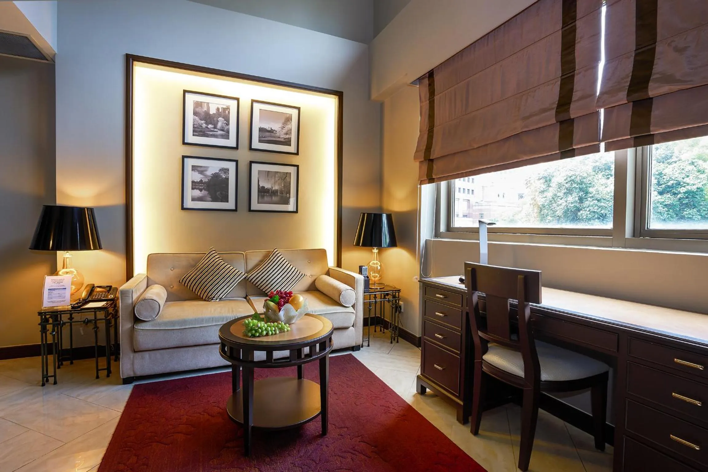 Living room in Orchard Parksuites by Far East Hospitality