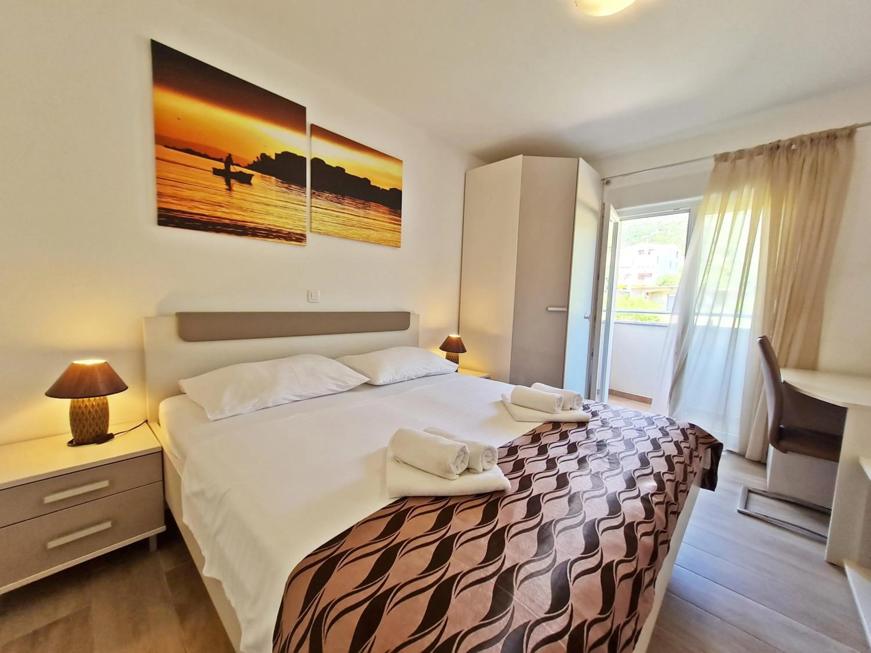 Bedroom, Bed in AB Villa Podstrana