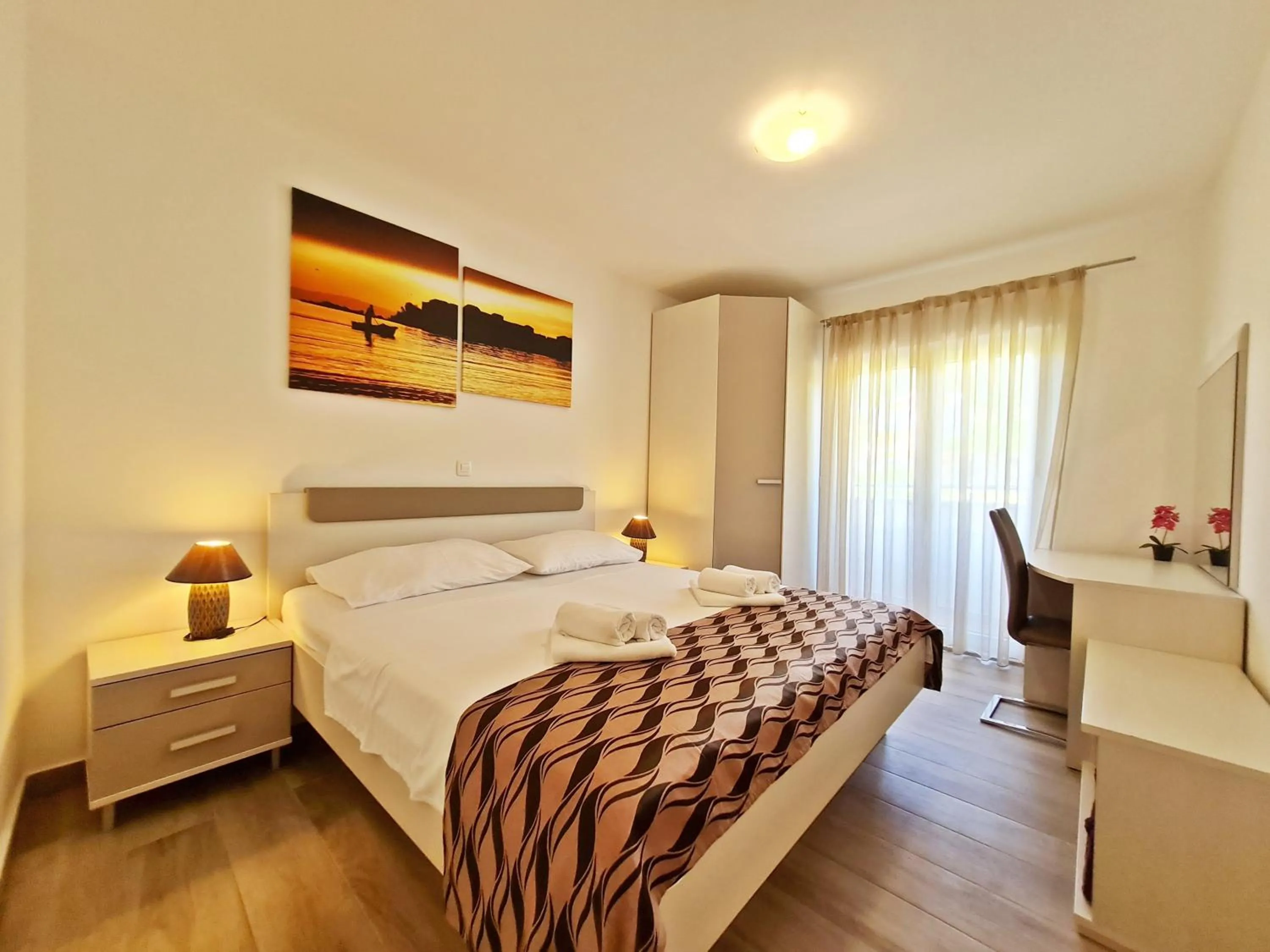Bedroom, Bed in AB Villa Podstrana