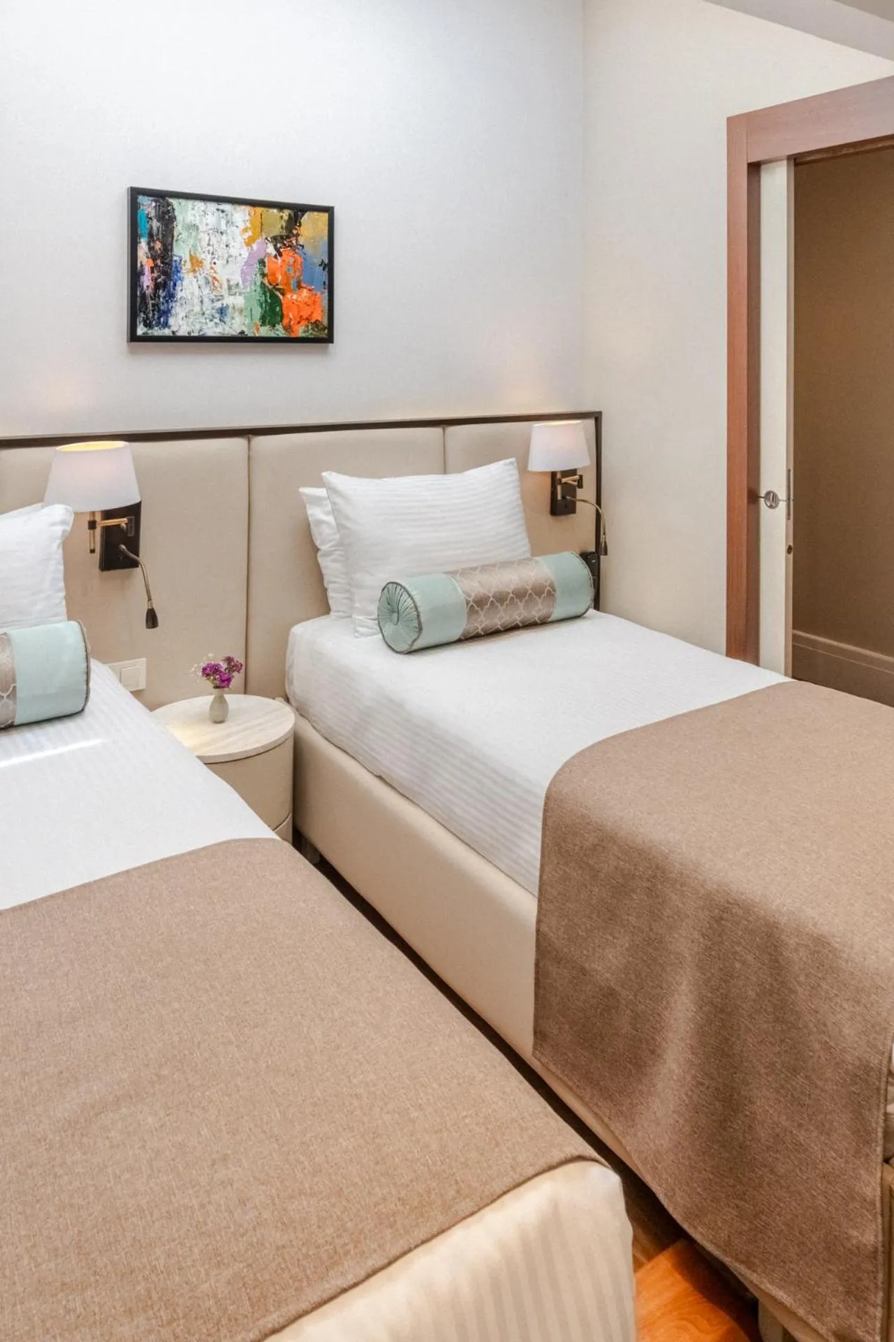 Bed in Cheya Deluxe Residence Nisantasi Istanbul City Center