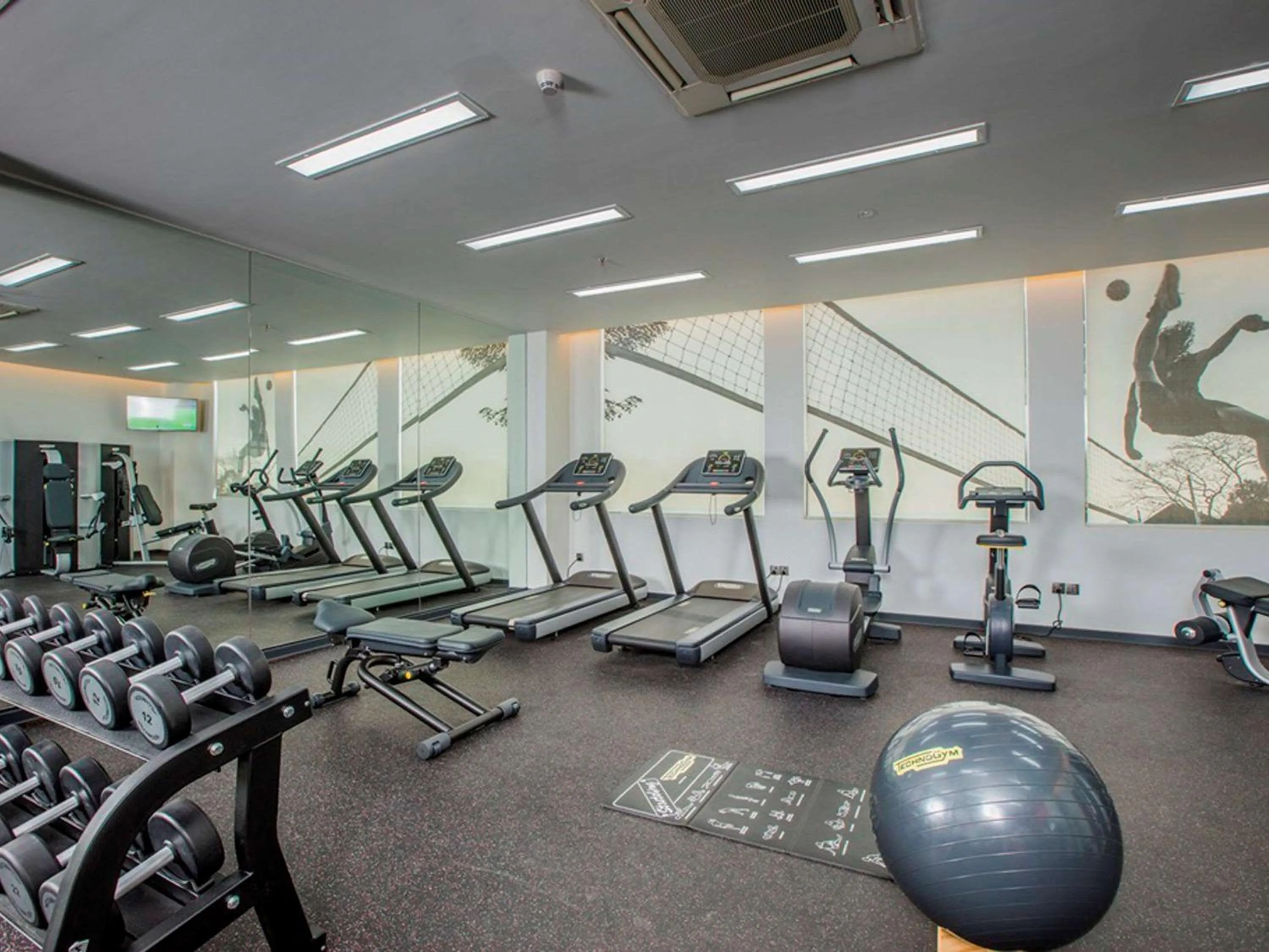 On site in Hotel Stadium