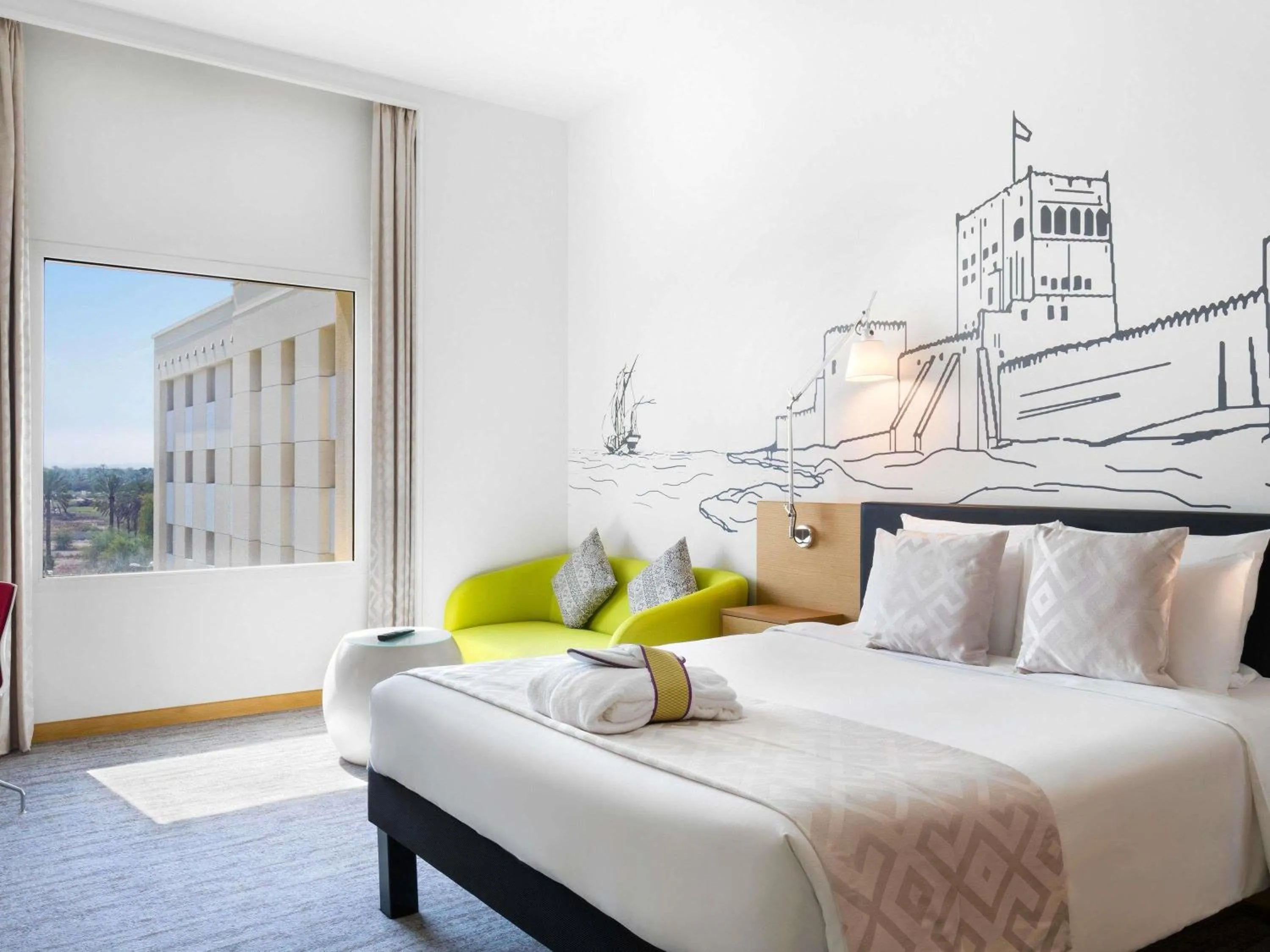 Property building, Bed in Mercure Sohar