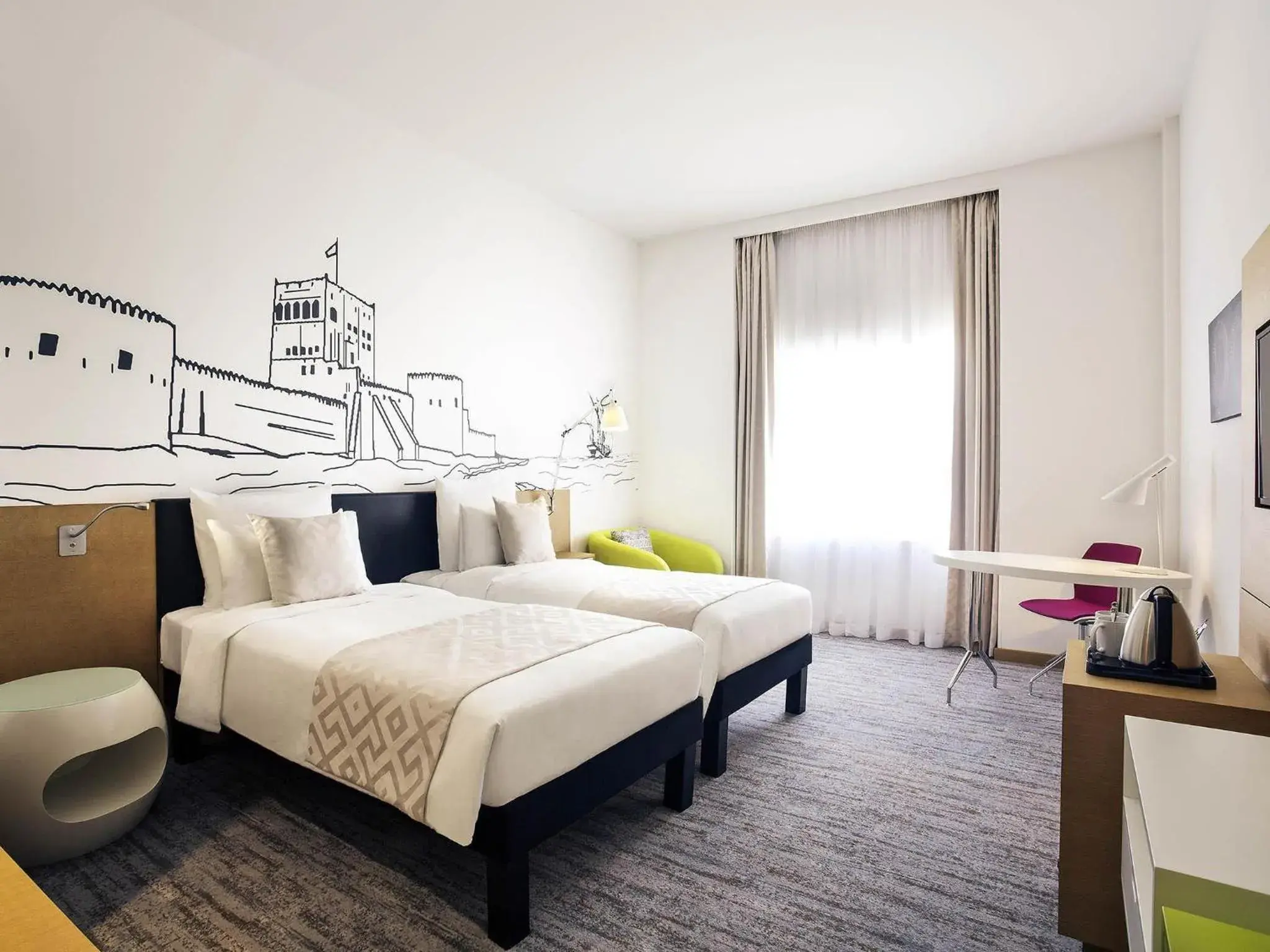 Superior Twin Room in Mercure Sohar Superior Twin Room in Mercure Sohar