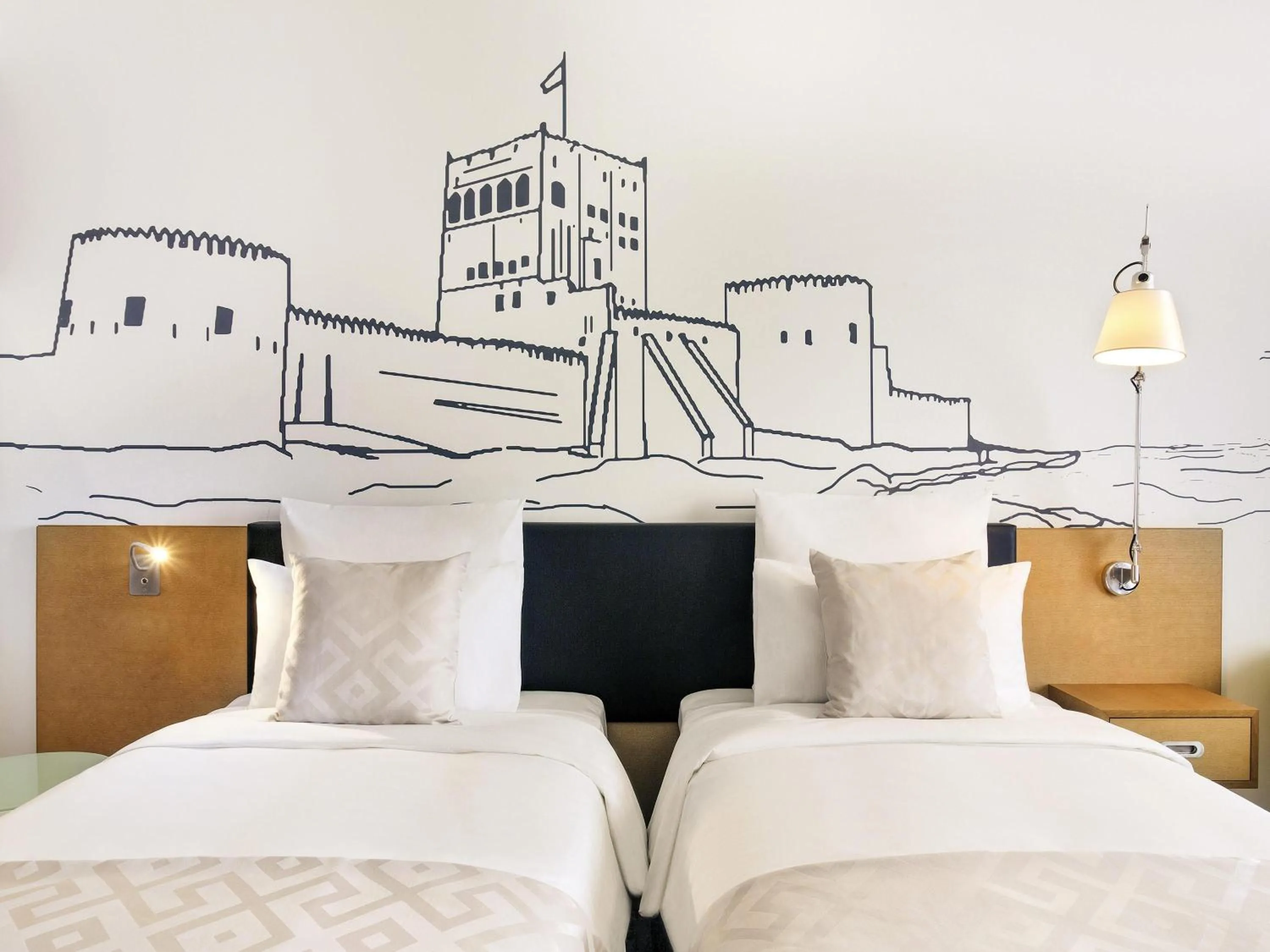 Bedroom, Bed in Mercure Sohar