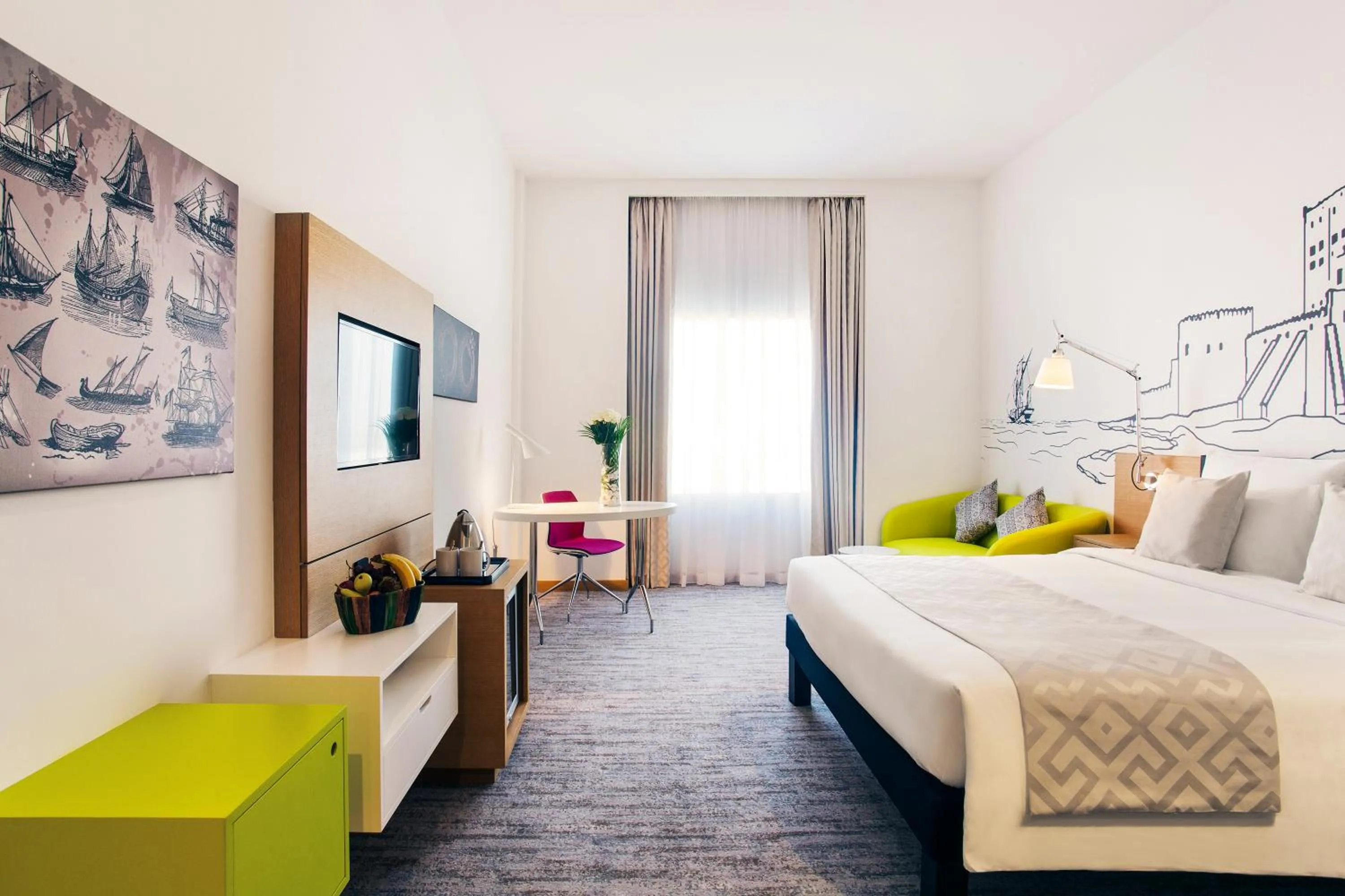 Bed in Mercure Sohar