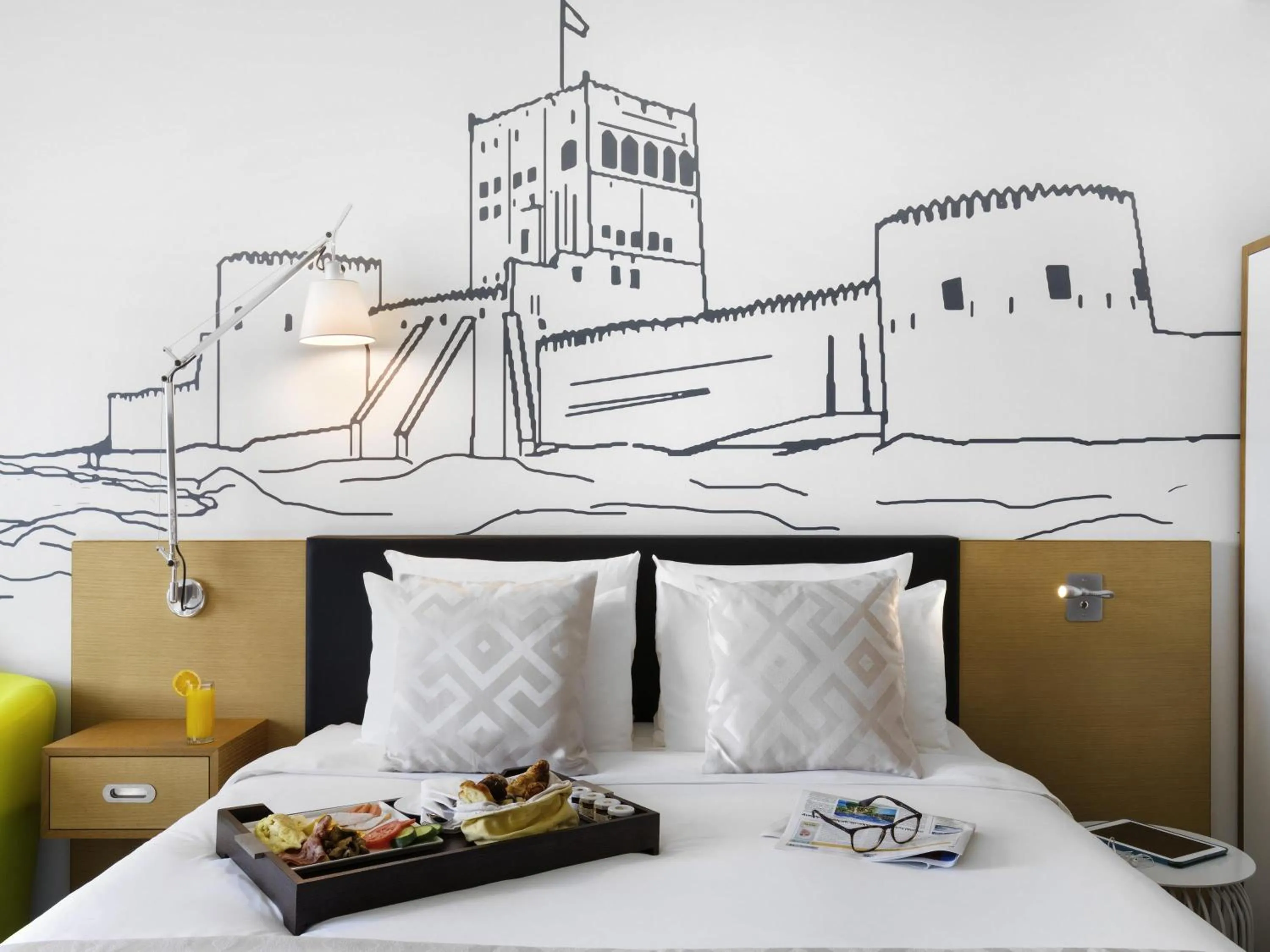 Bedroom, Bed in Mercure Sohar