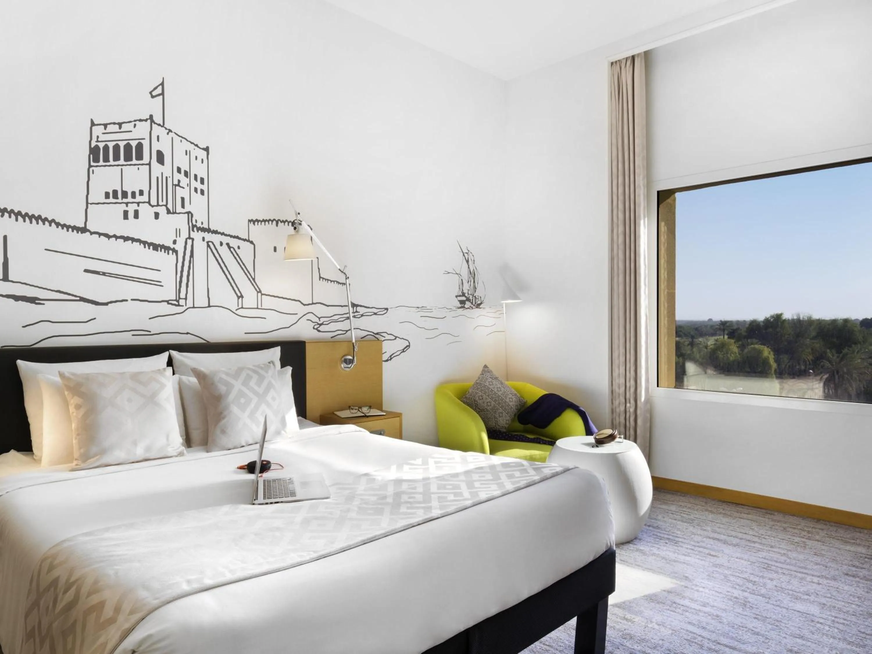 Bedroom, Bed in Mercure Sohar