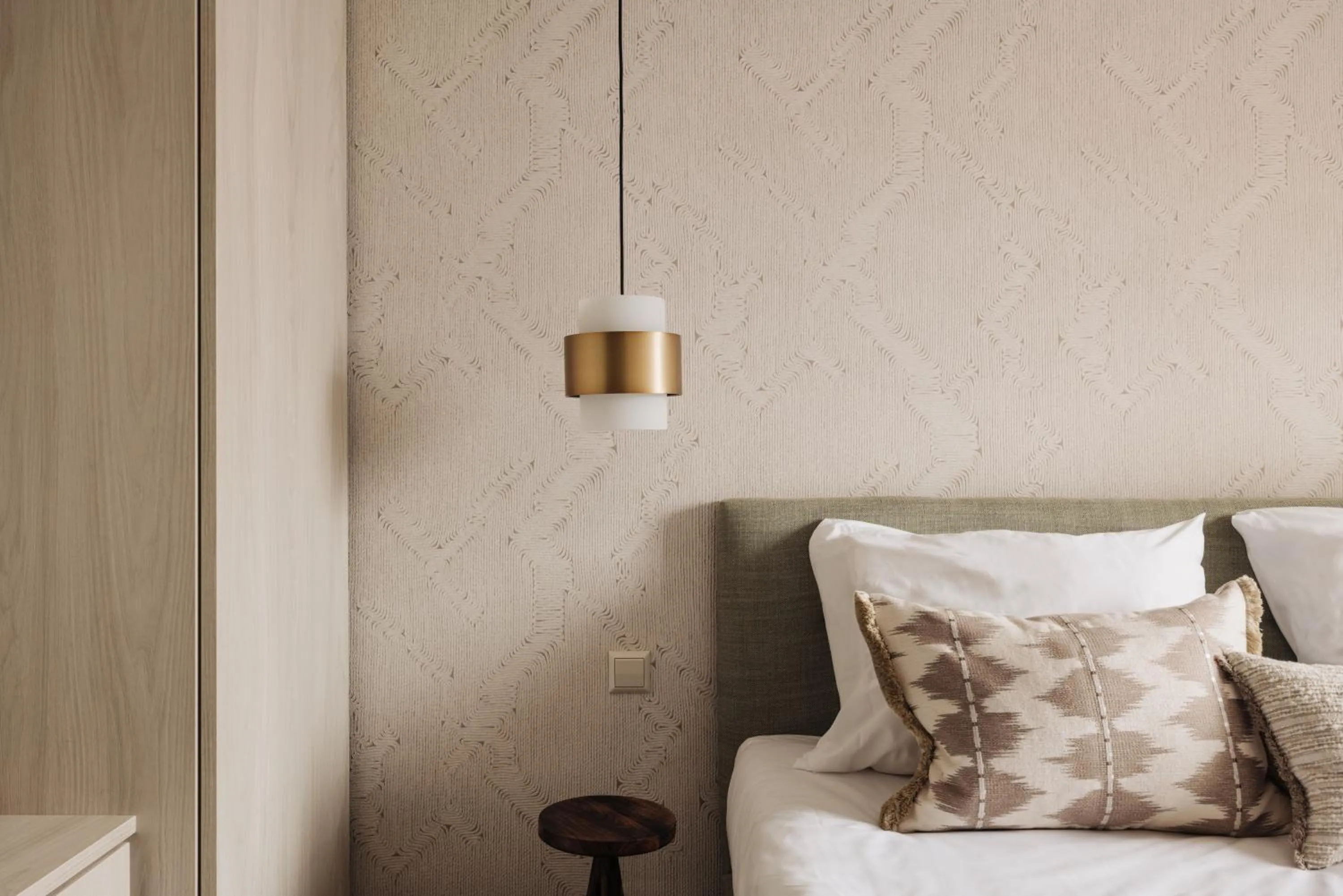 Bed in Adam Suites Hotel