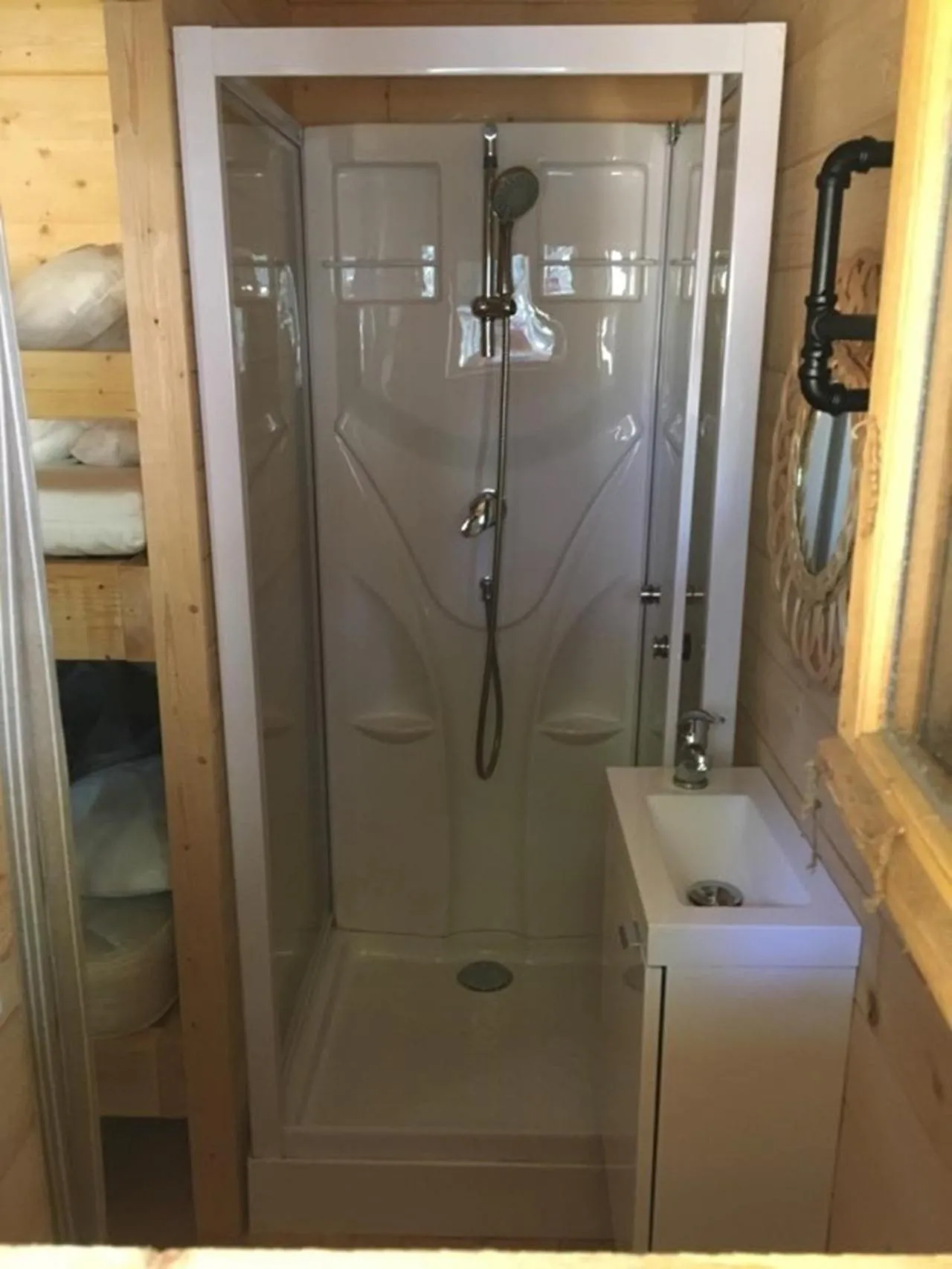 Bathroom in Lodging Le Lac