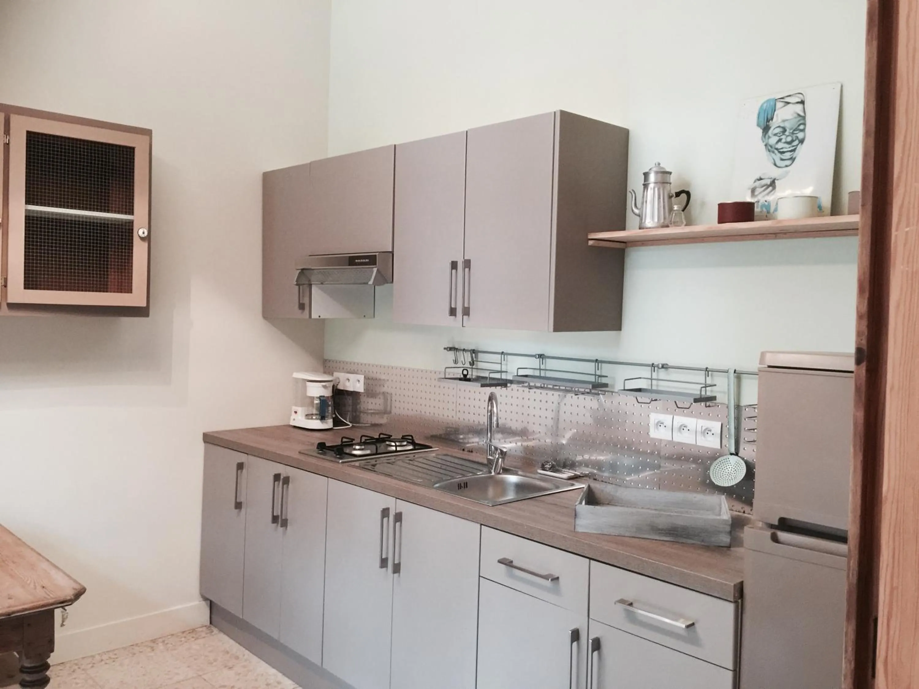 Kitchen or kitchenette in Lodging Le Lac