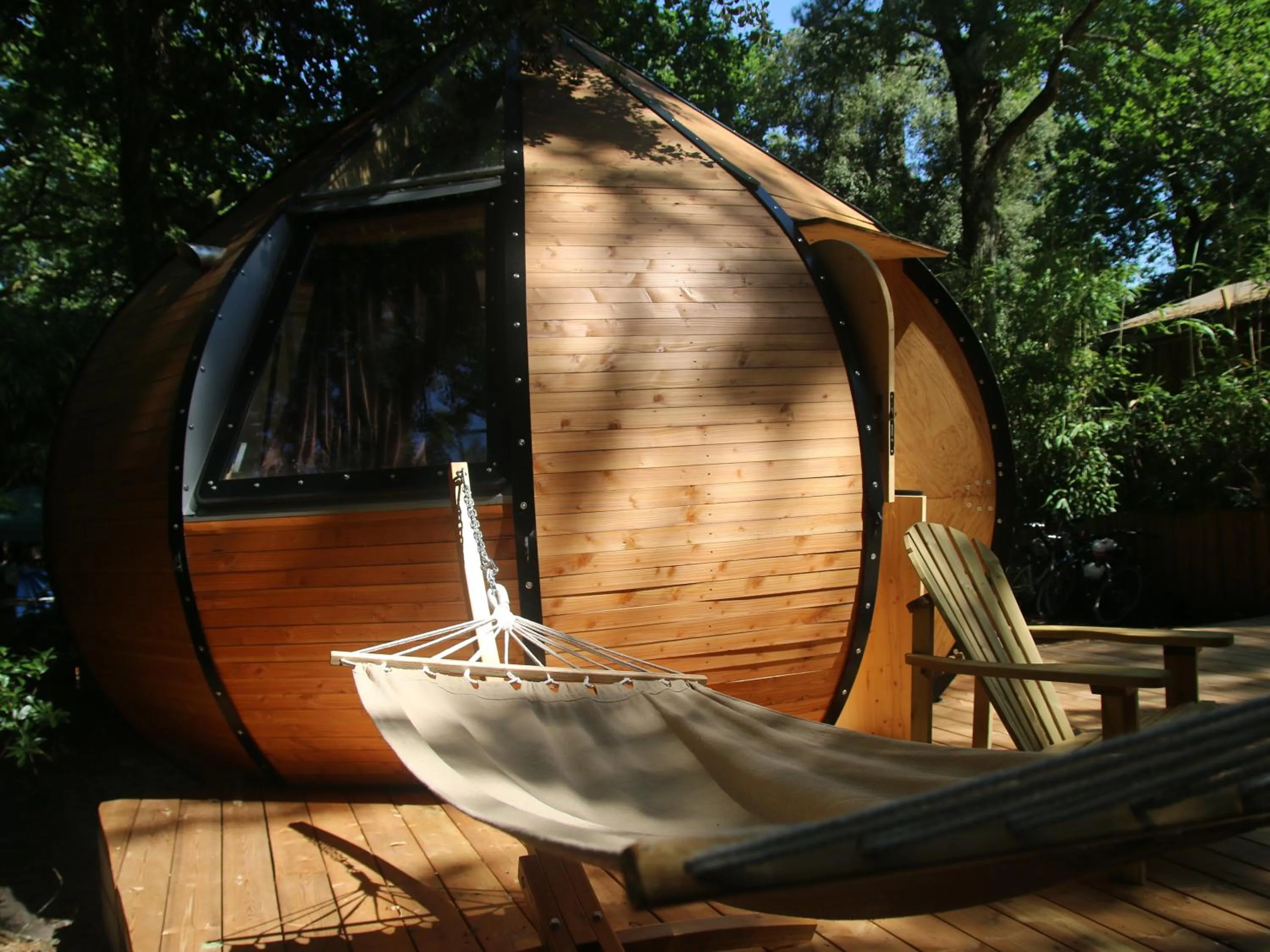Patio in Lodging Le Lac
