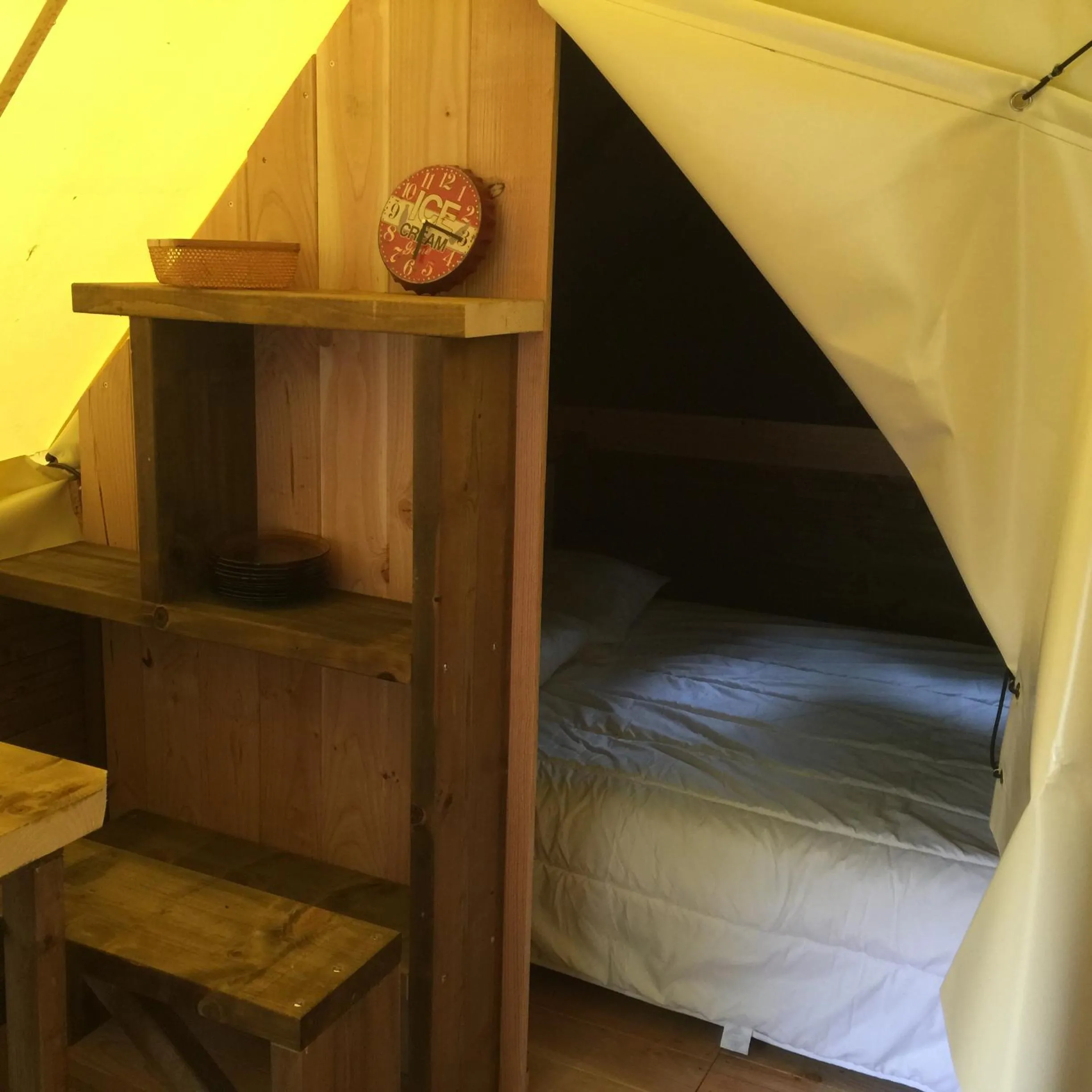 Bed in Lodging Le Lac