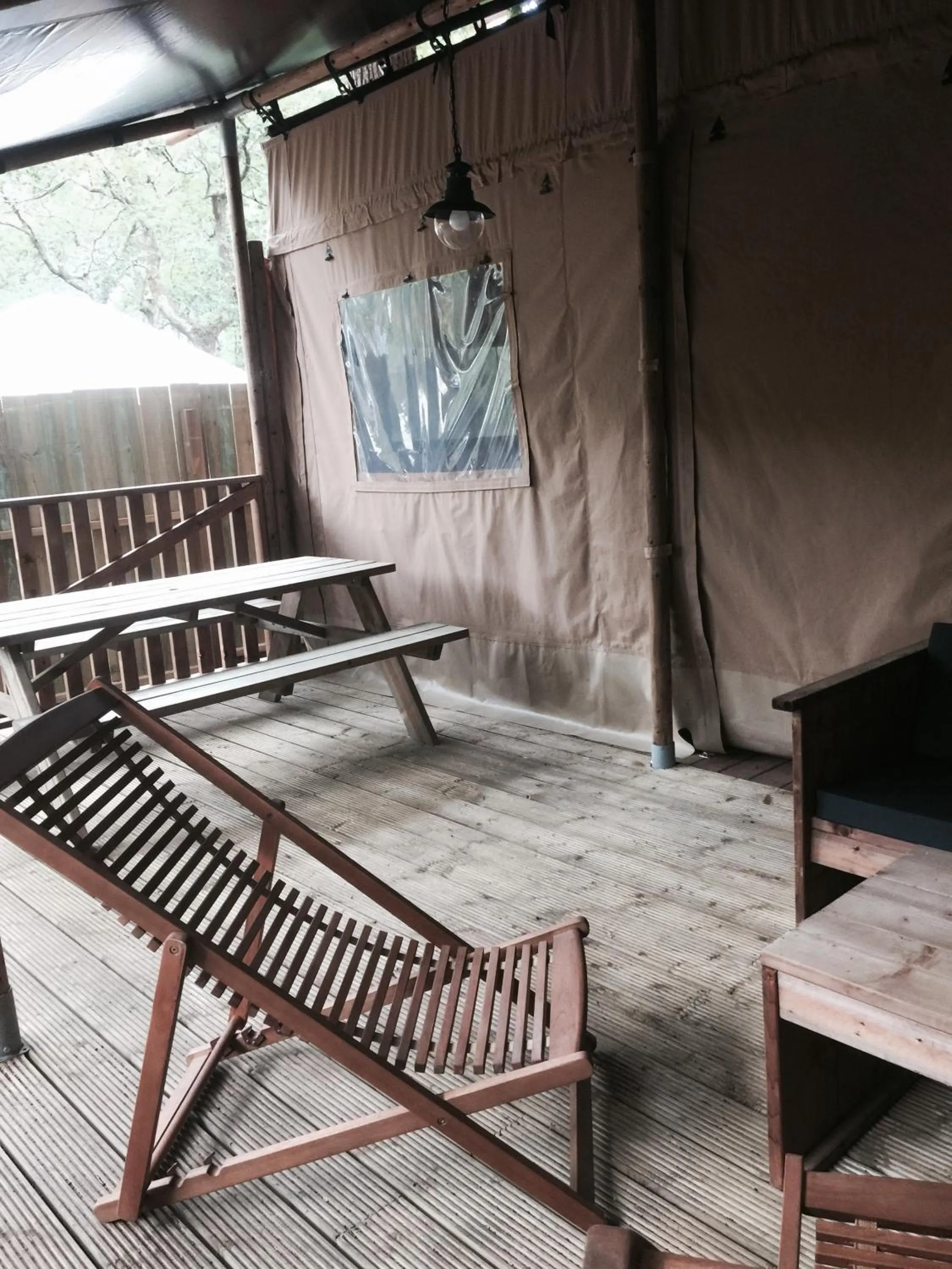 Patio in Lodging Le Lac