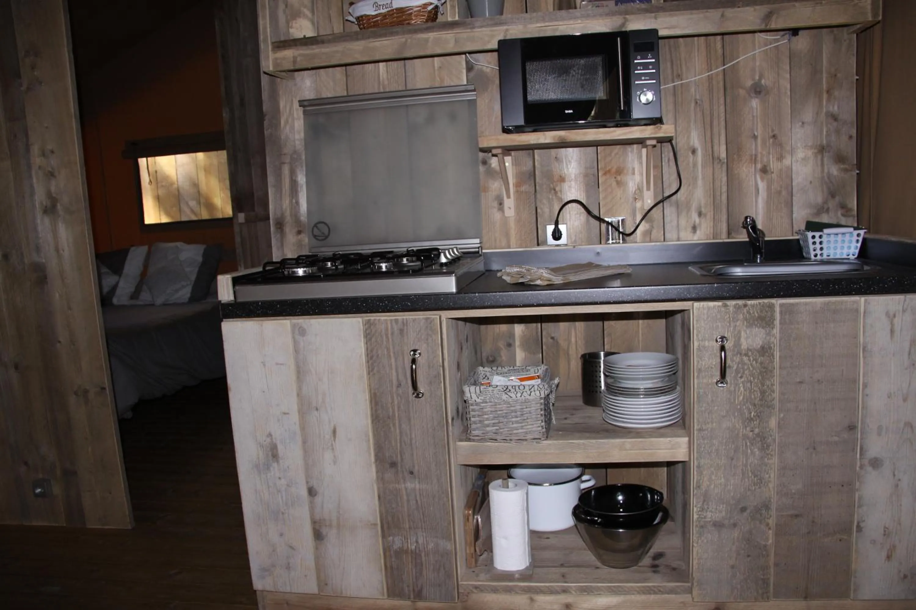 Dining area in Lodging Le Lac
