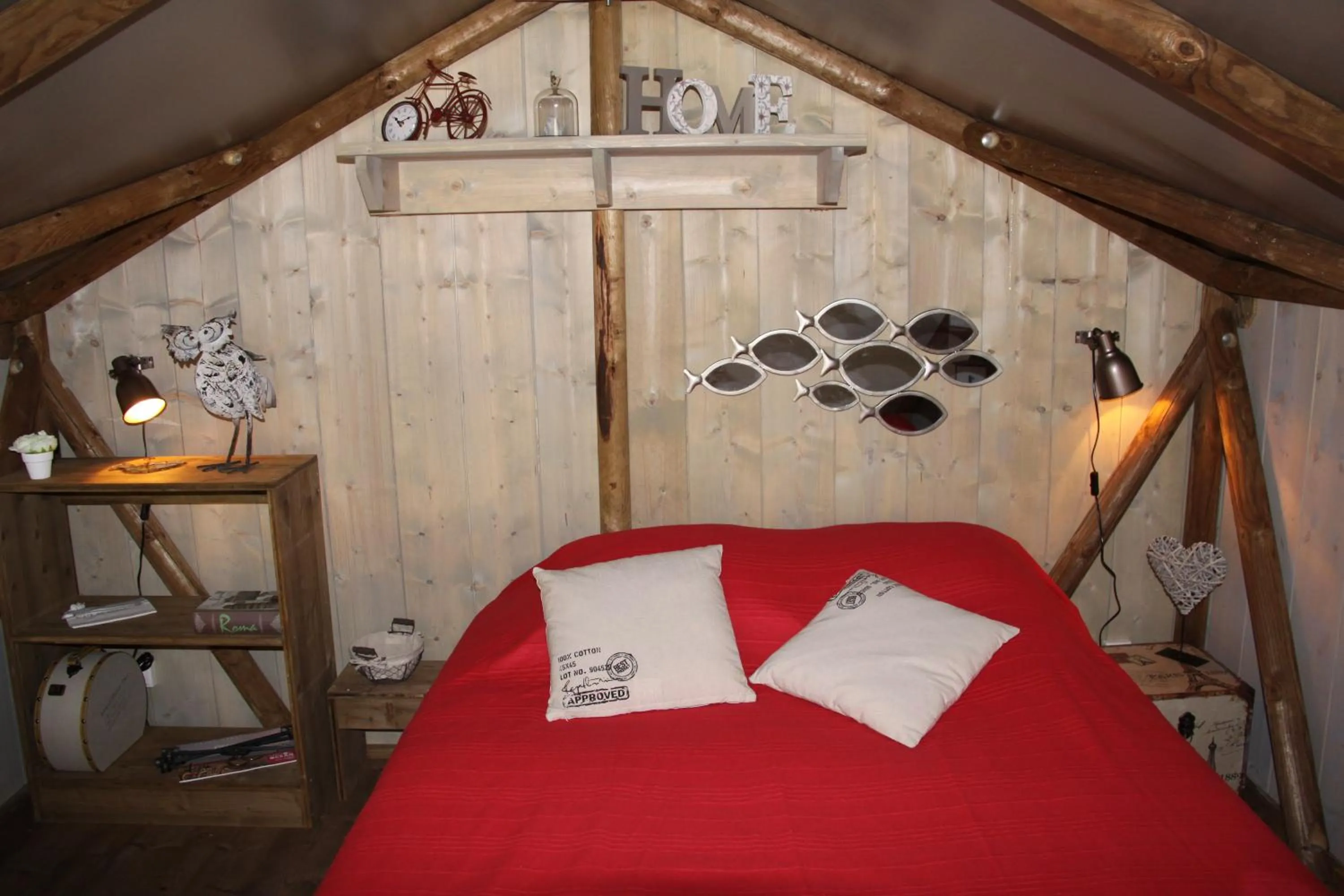 Bed in Lodging Le Lac