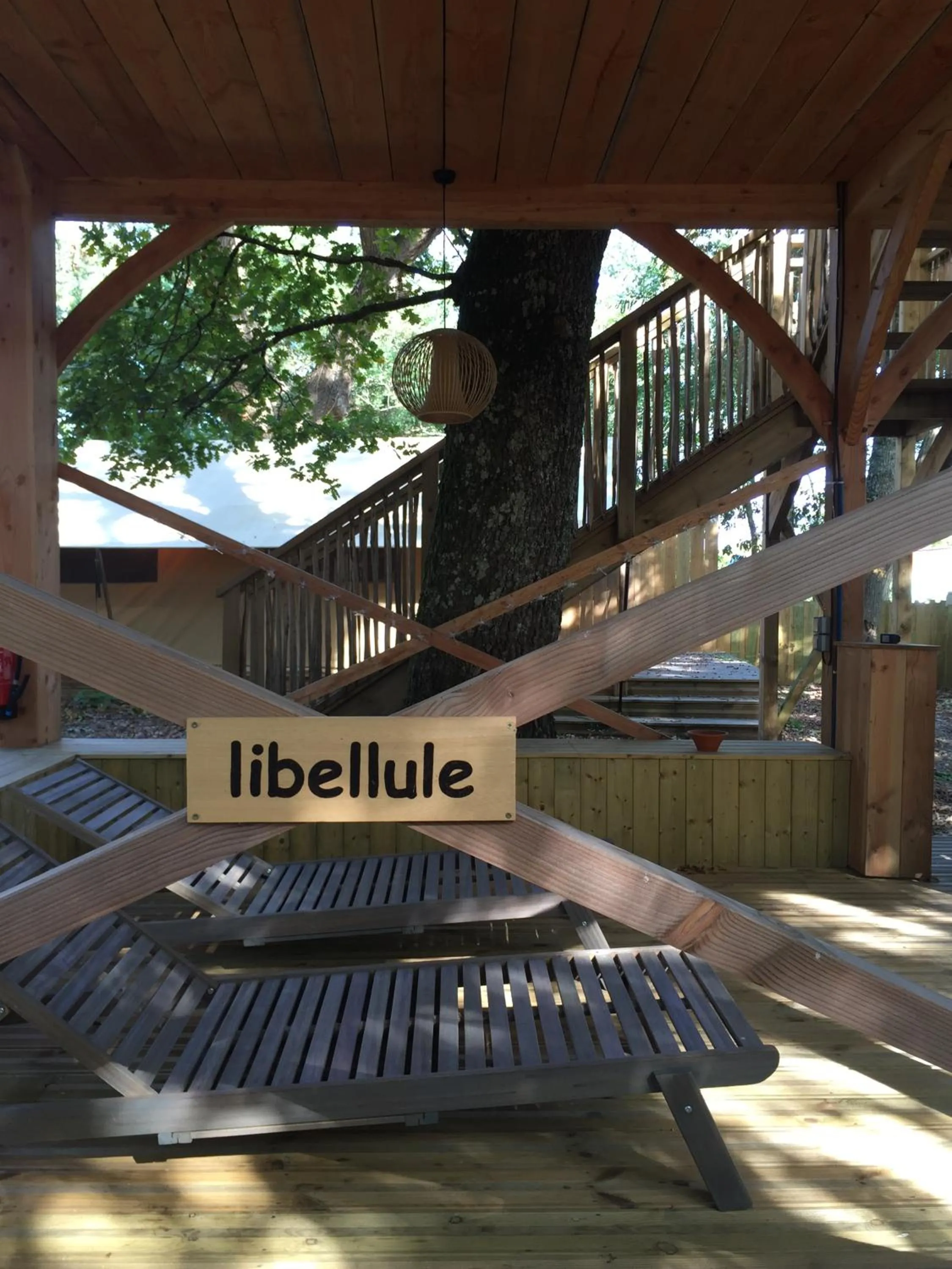 Patio in Lodging Le Lac
