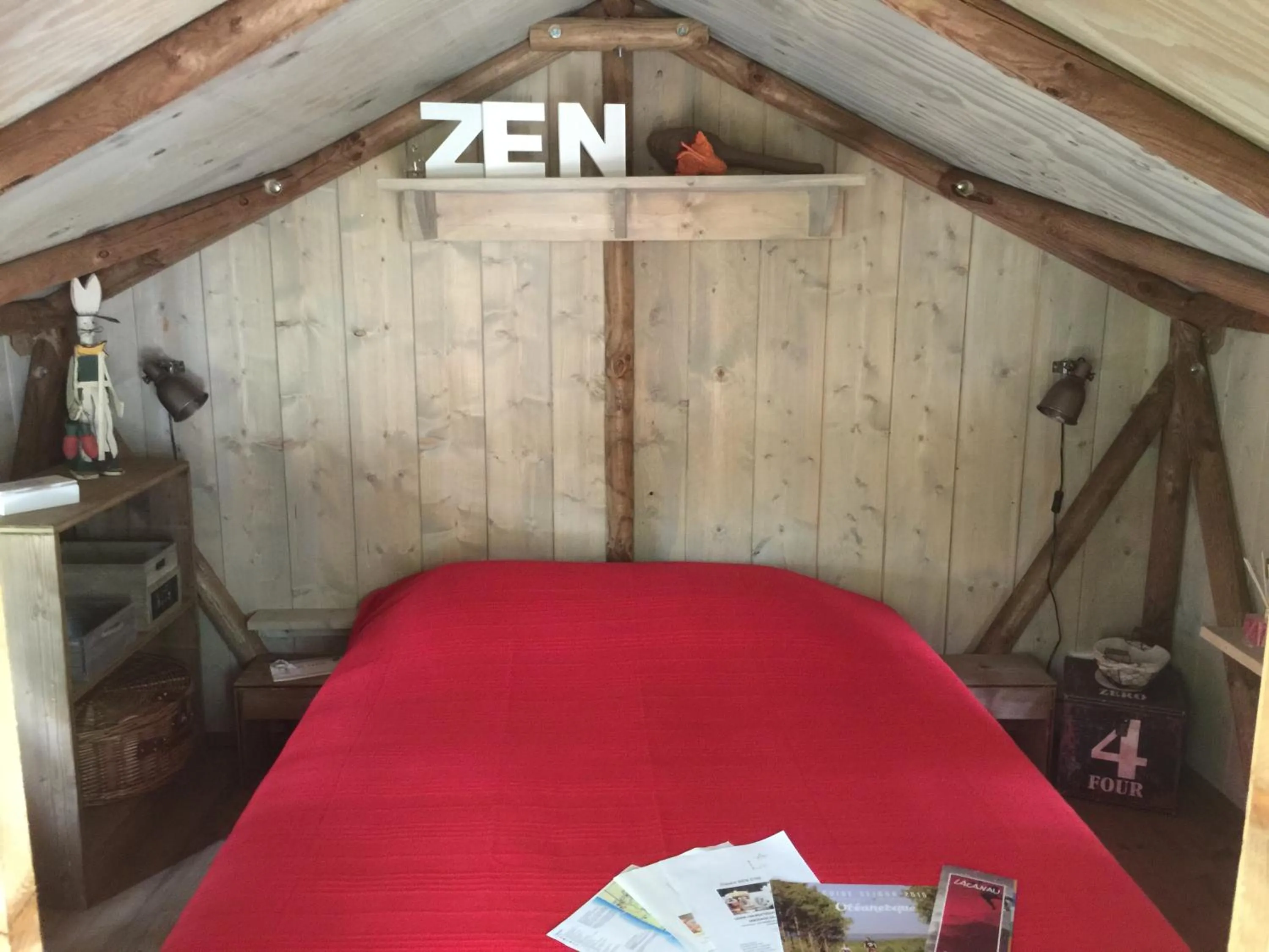Bed in Lodging Le Lac