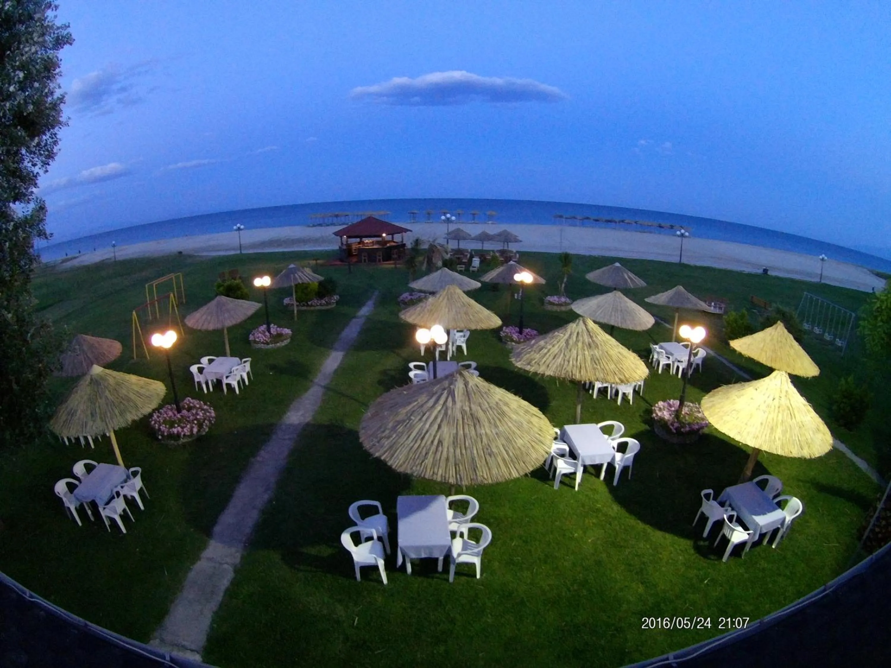 Patio in Hotel Akrogiali