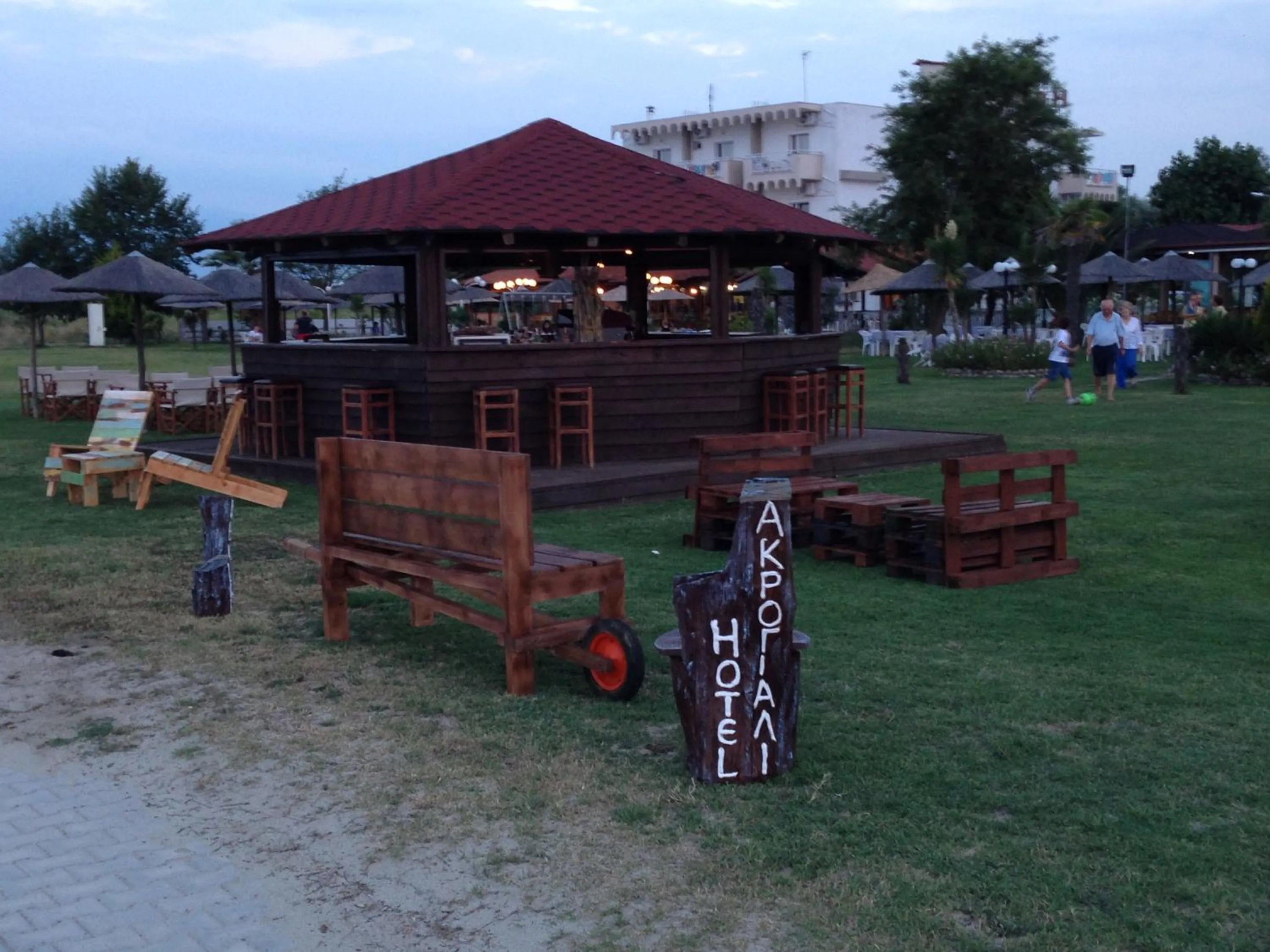 Lounge or bar in Hotel Akrogiali