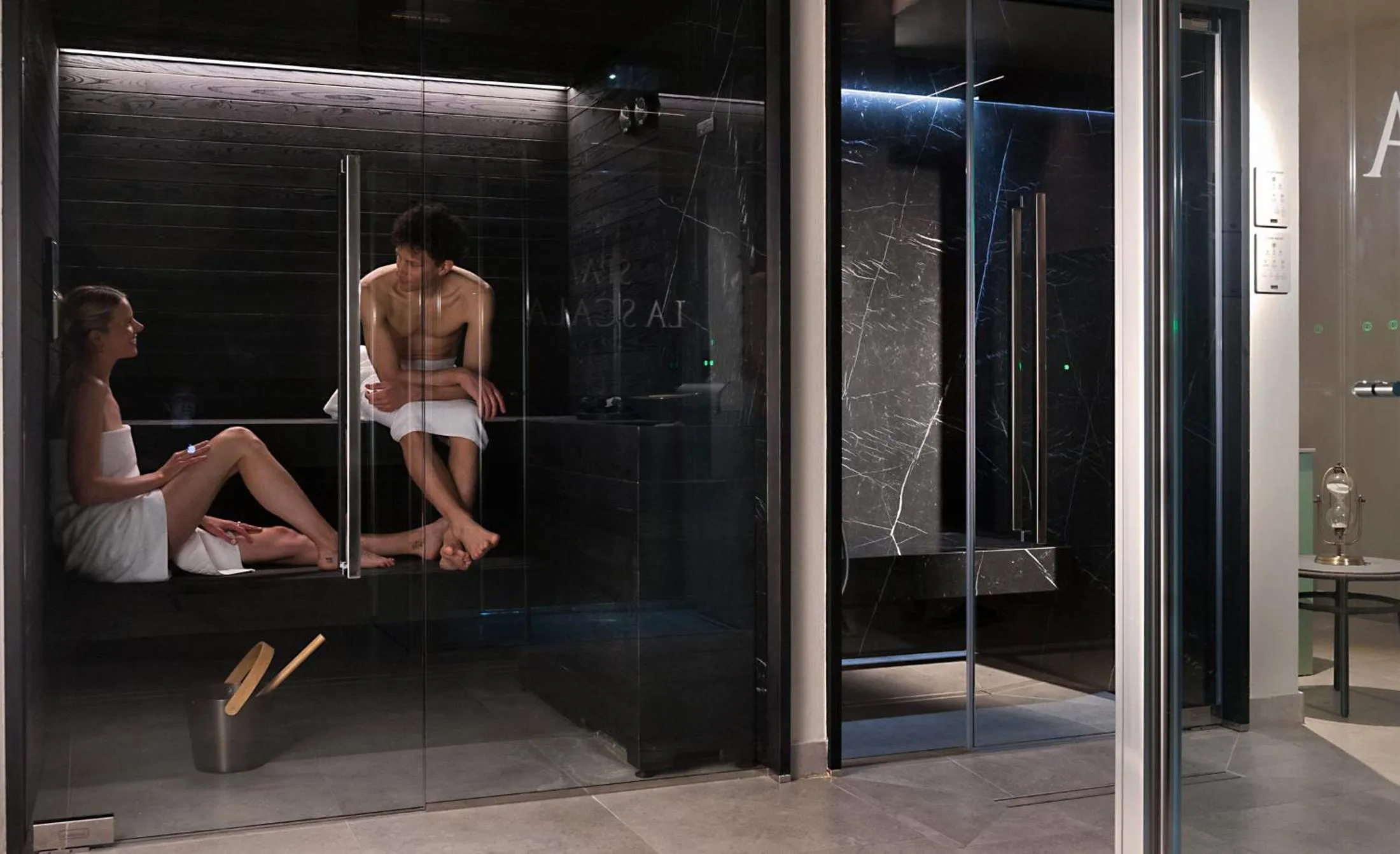 Sauna in Palace Hotel San Pietro