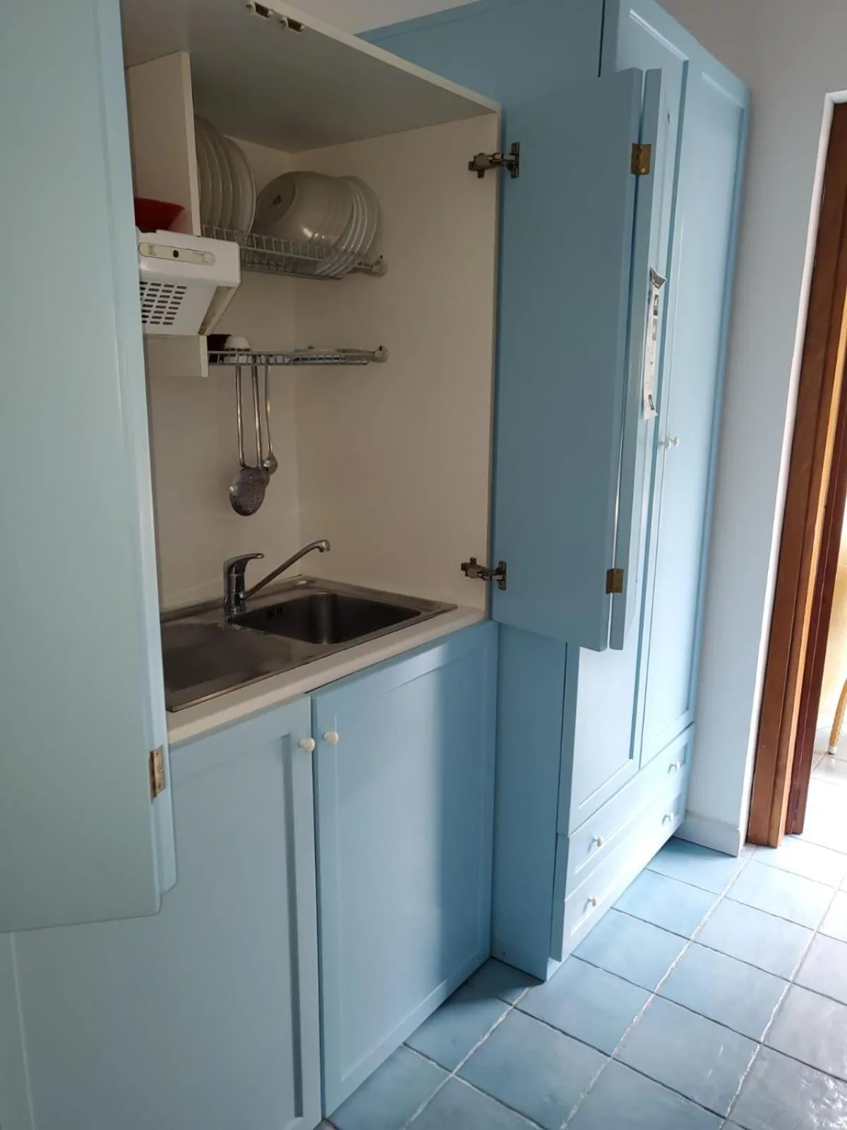 Kitchen or kitchenette in Hotel Residence La Darsena