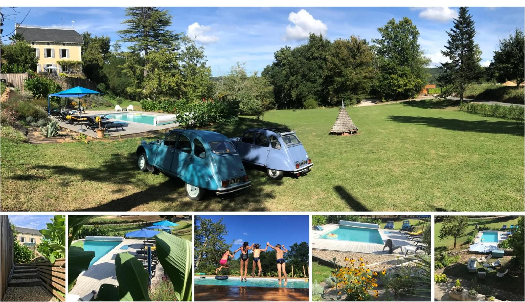 Garden view in La Maison d'Élise