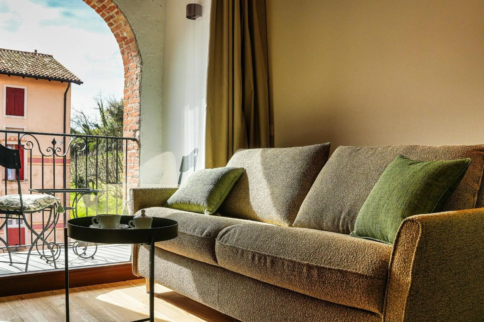 Seating area in Villa Clementina - Prosecco Country Hotel