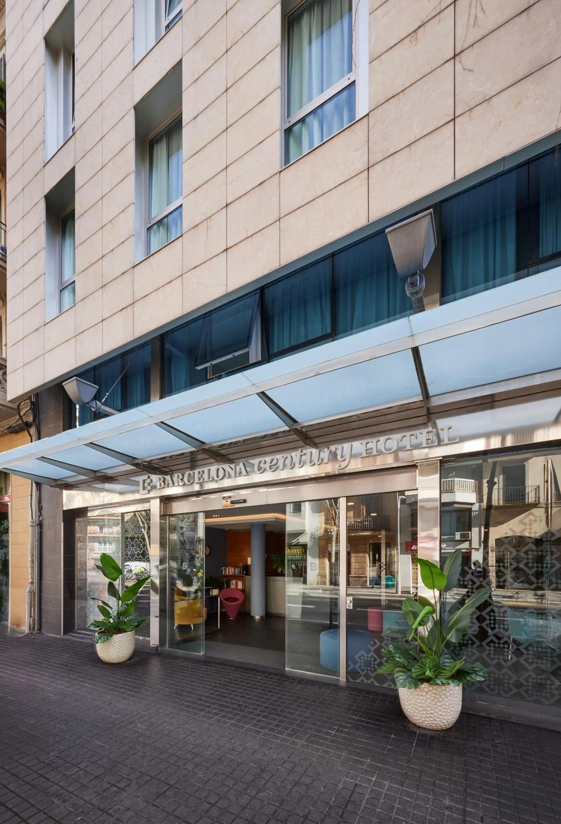 Property building in Barcelona Century Hotel