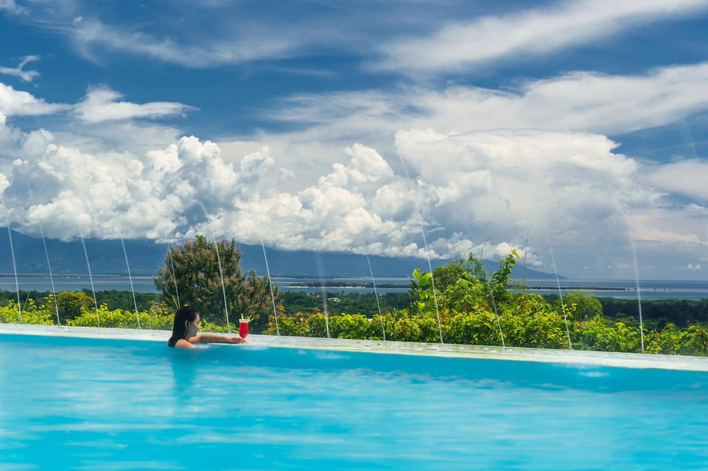 Pool view in Panja Resort Palawan