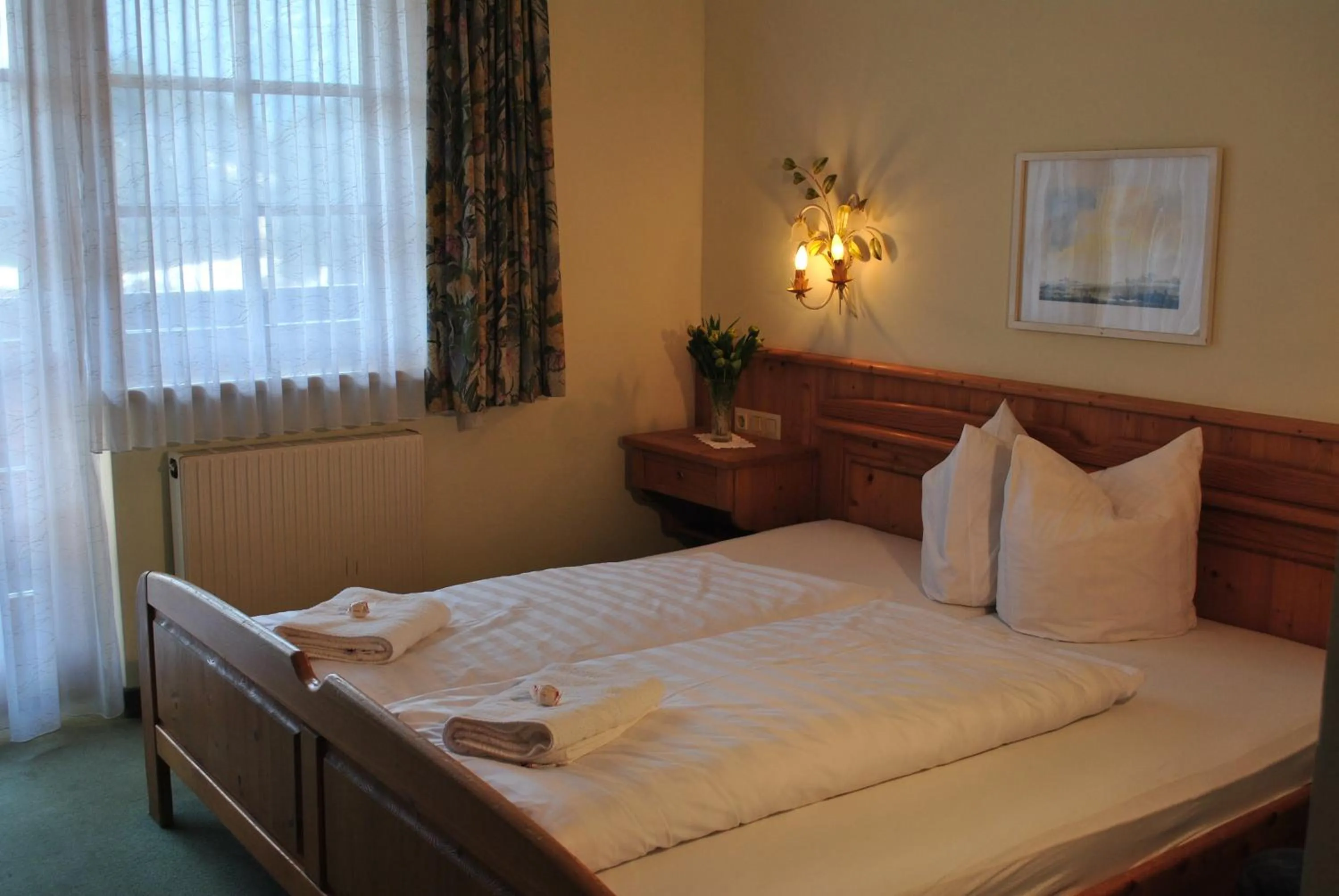 Bed in Hotel Tauplitzerhof