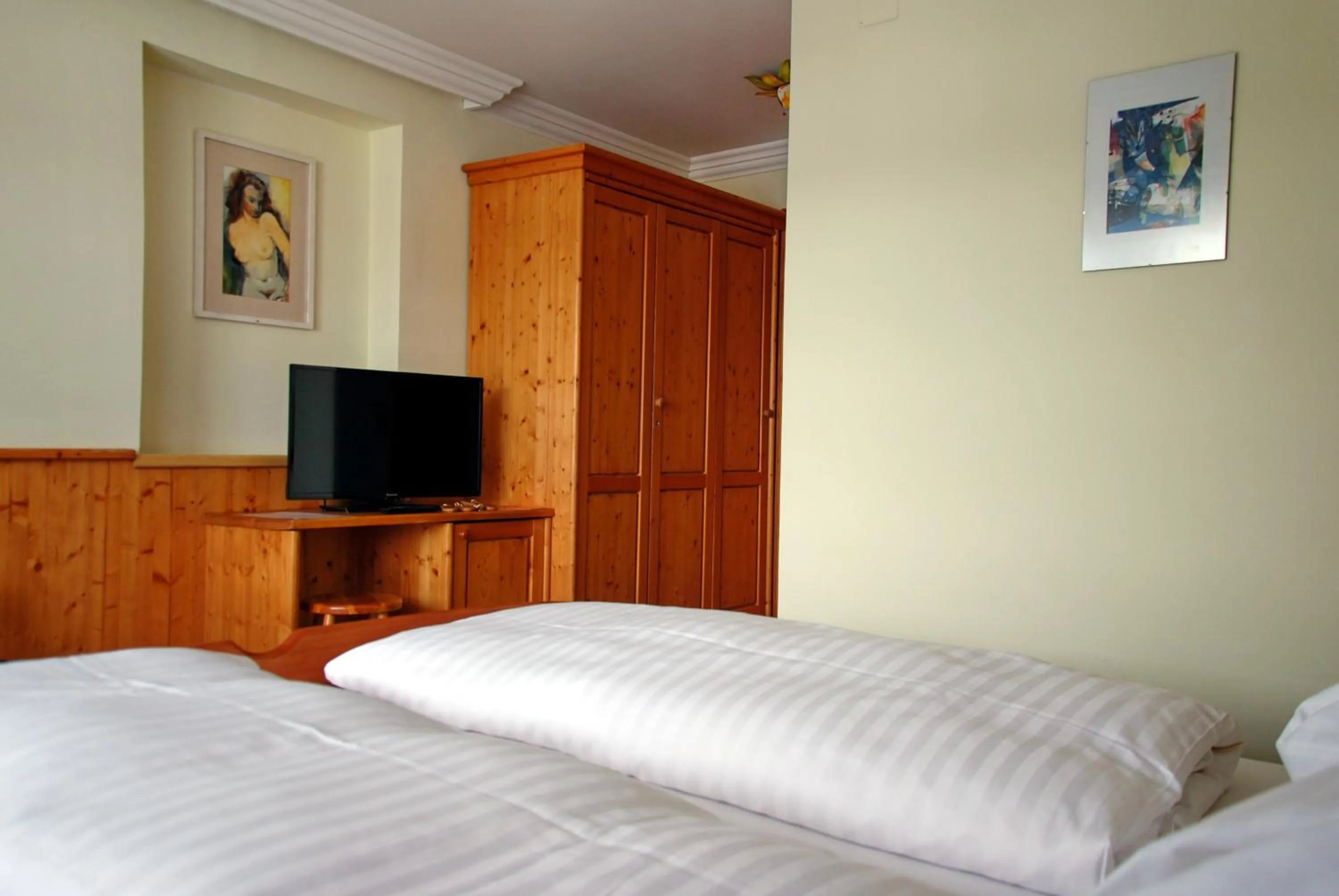 Bed in Hotel Tauplitzerhof