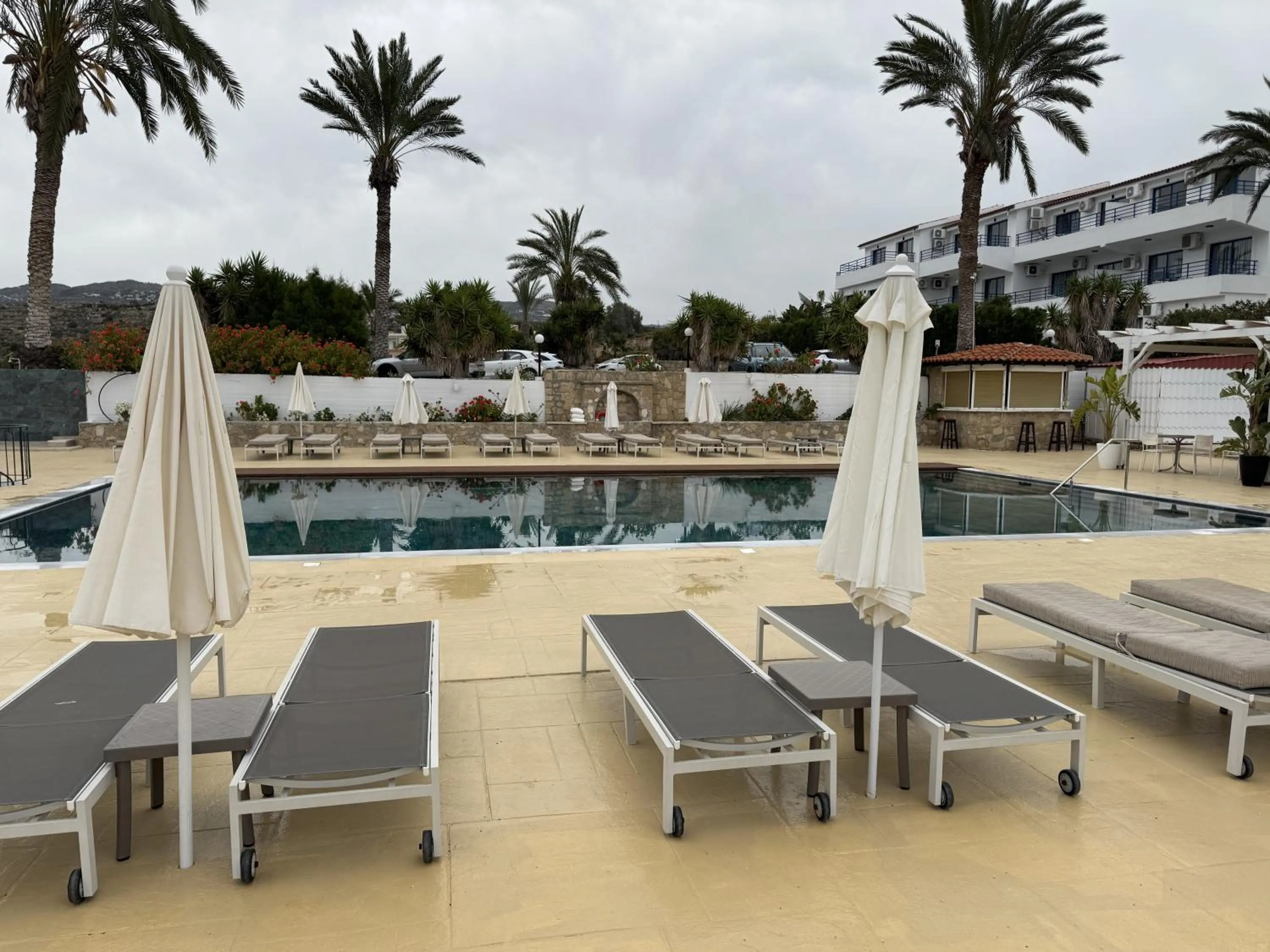 Swimming pool in Vrachia Beach Hotel & Suites - Adults Only