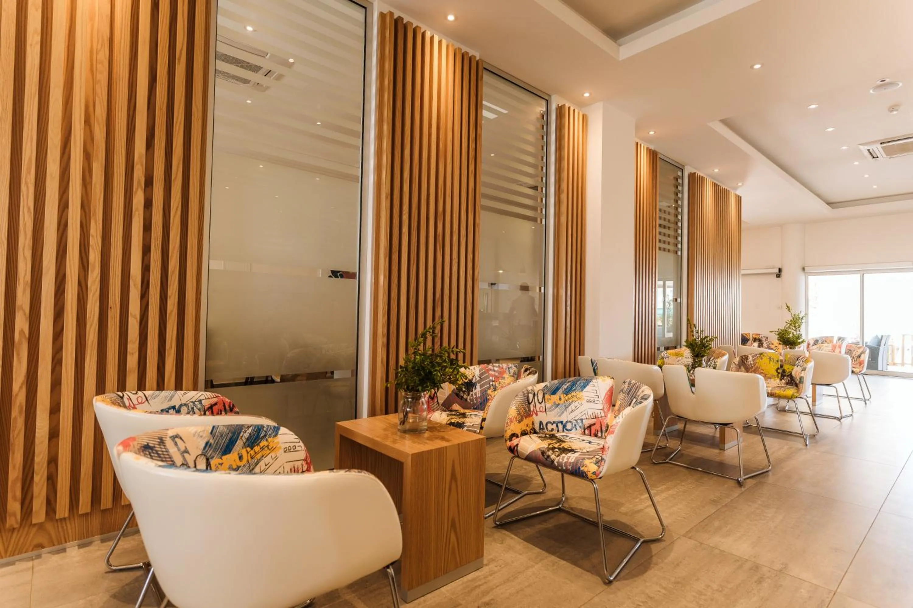 Lobby or reception in Vrachia Beach Hotel & Suites - Adults Only