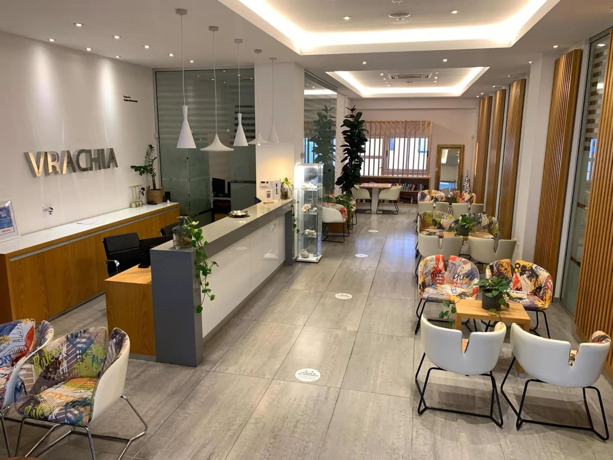 Lobby or reception in Vrachia Beach Hotel & Suites - Adults Only