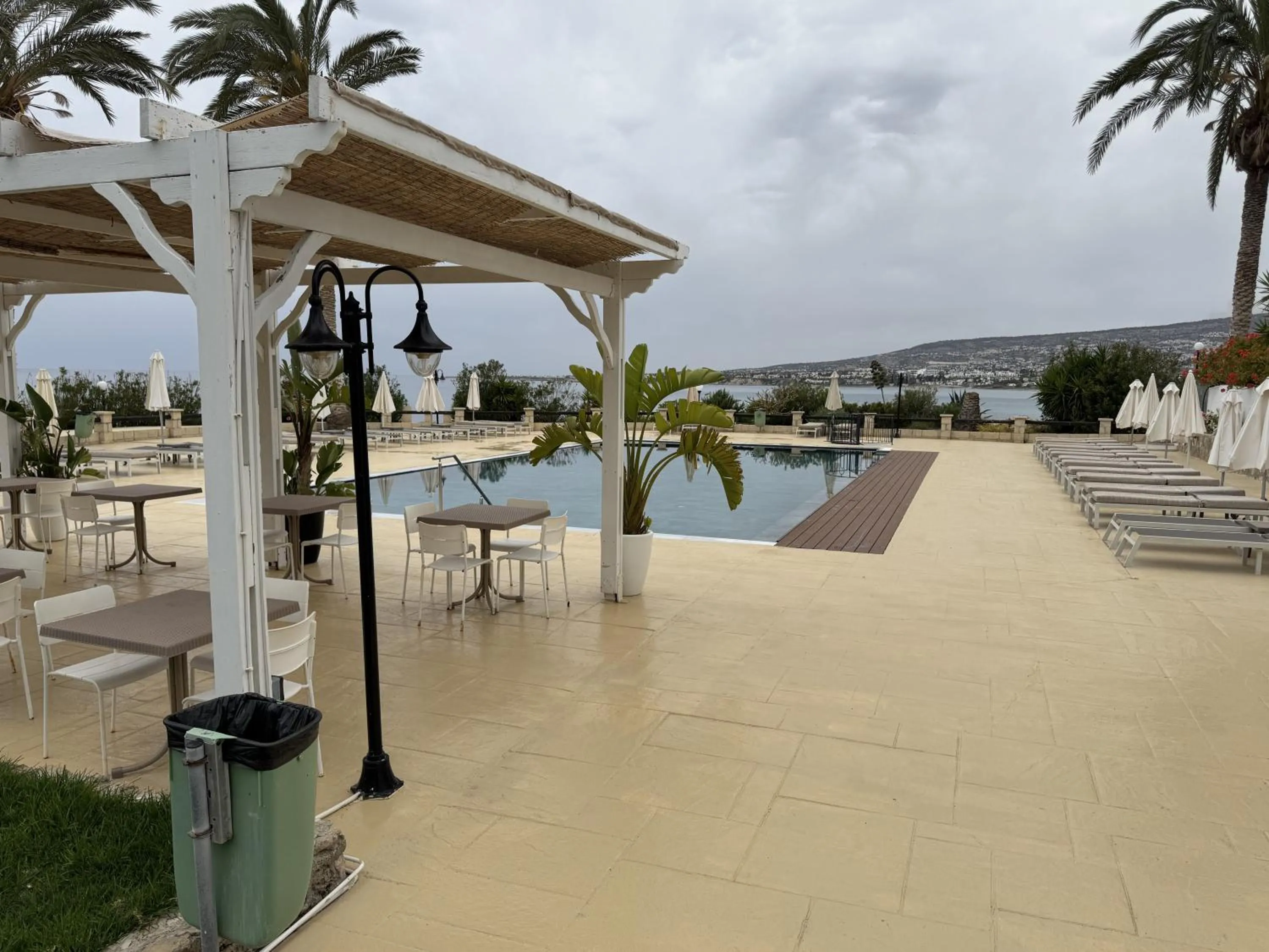 Swimming pool in Vrachia Beach Hotel & Suites - Adults Only