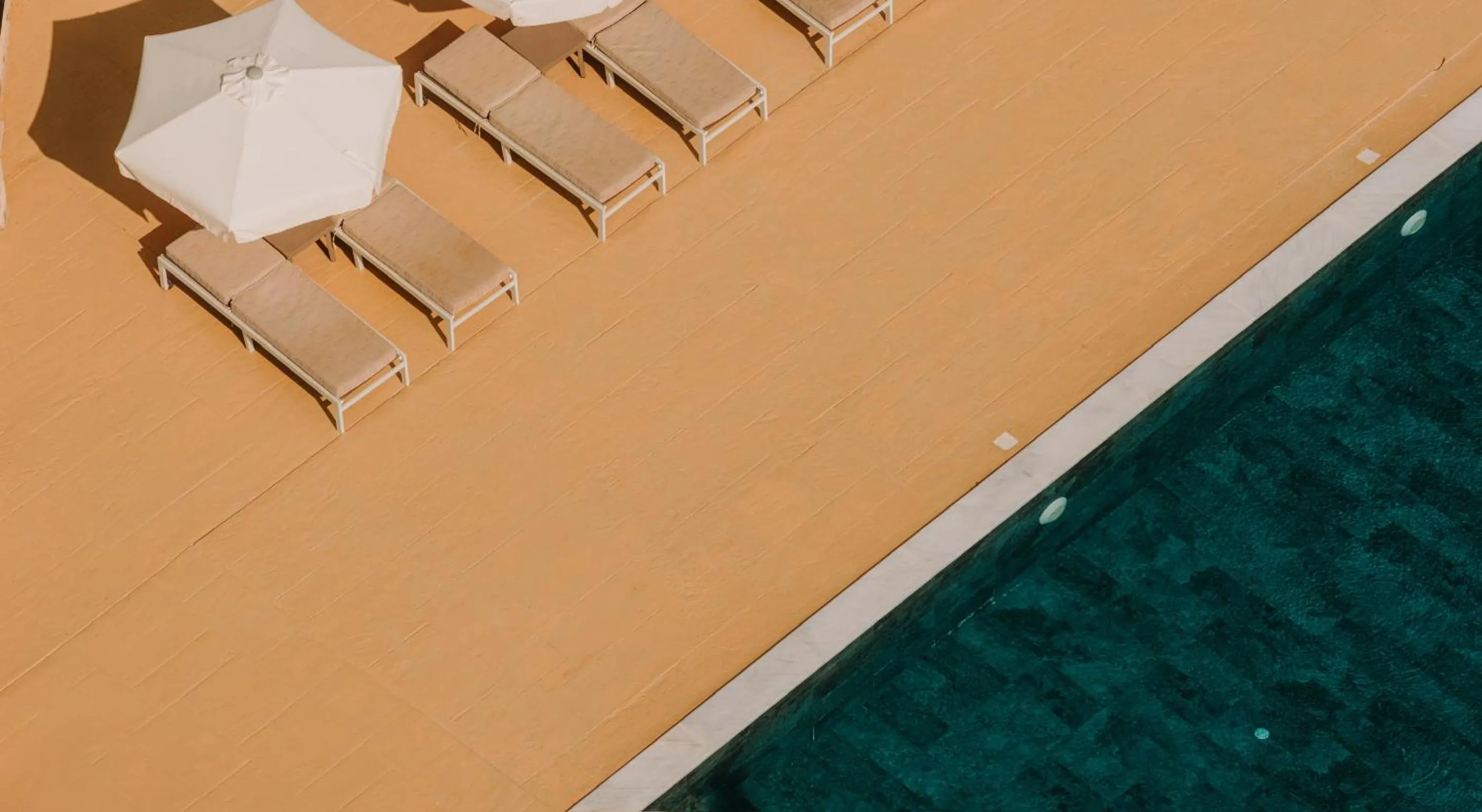 Swimming pool in Vrachia Beach Hotel & Suites - Adults Only