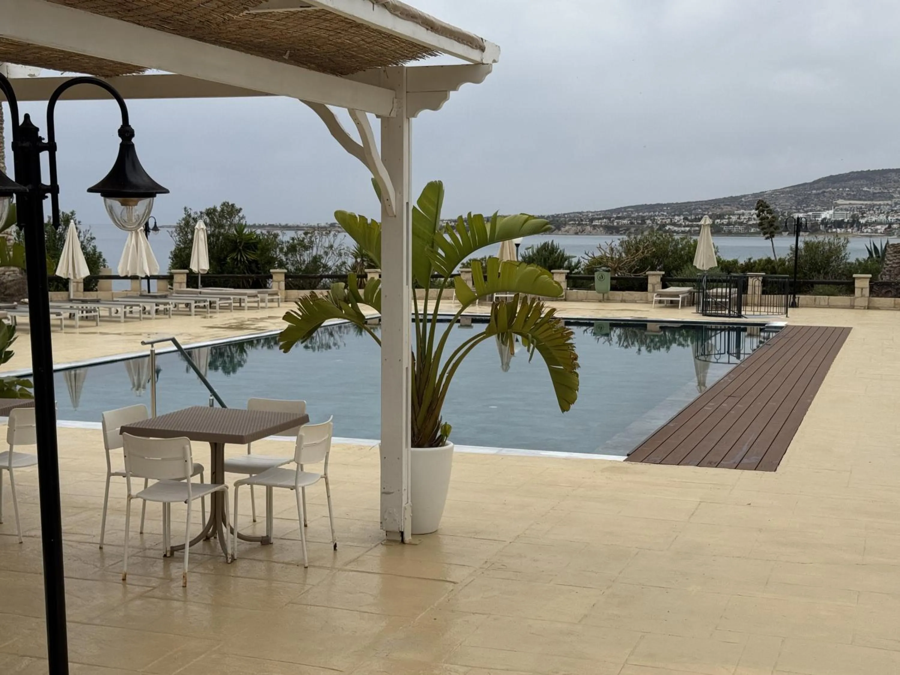 Swimming pool in Vrachia Beach Hotel & Suites - Adults Only