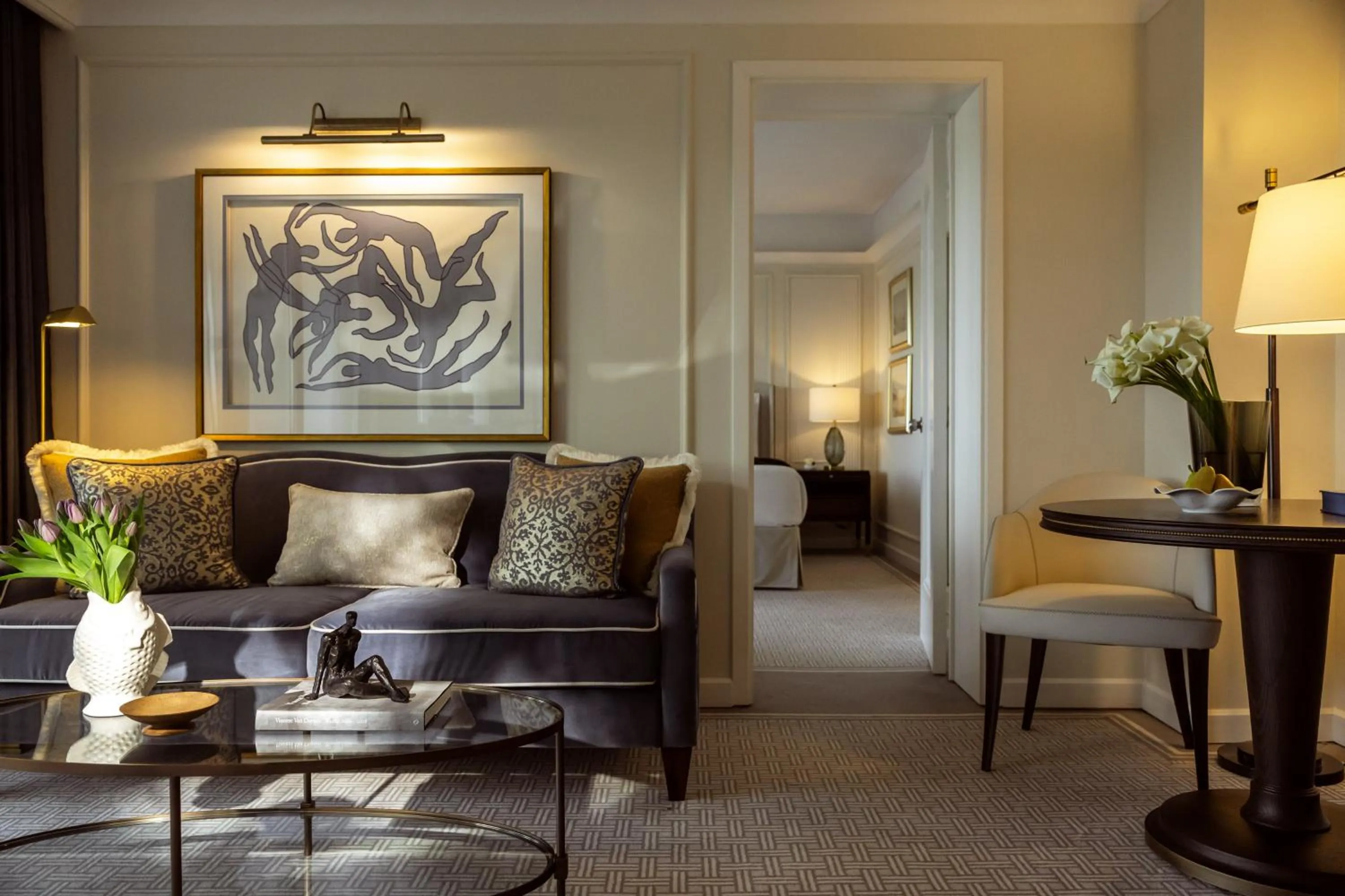 Living room in Corinthia Palace Malta